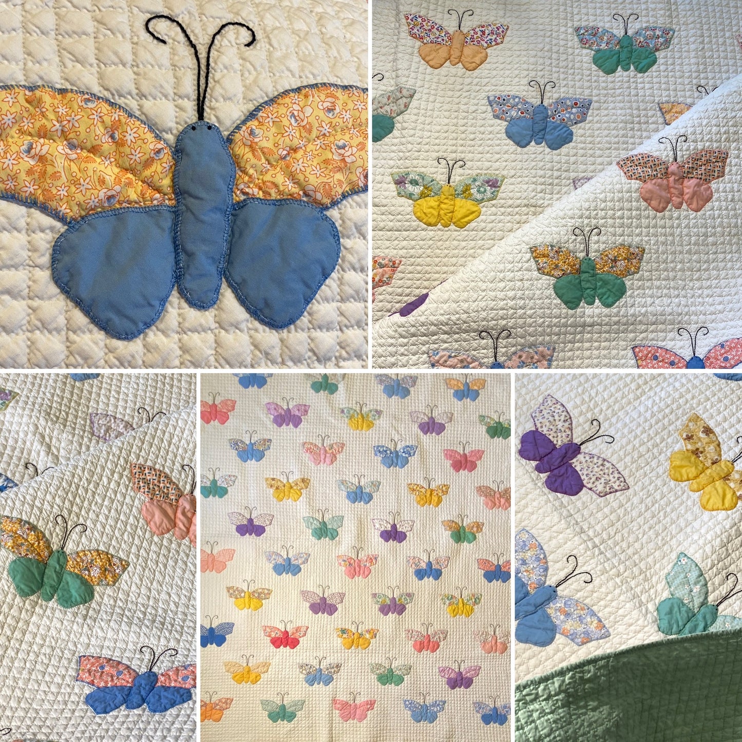 Floating Butterflies Appliqué Quilt