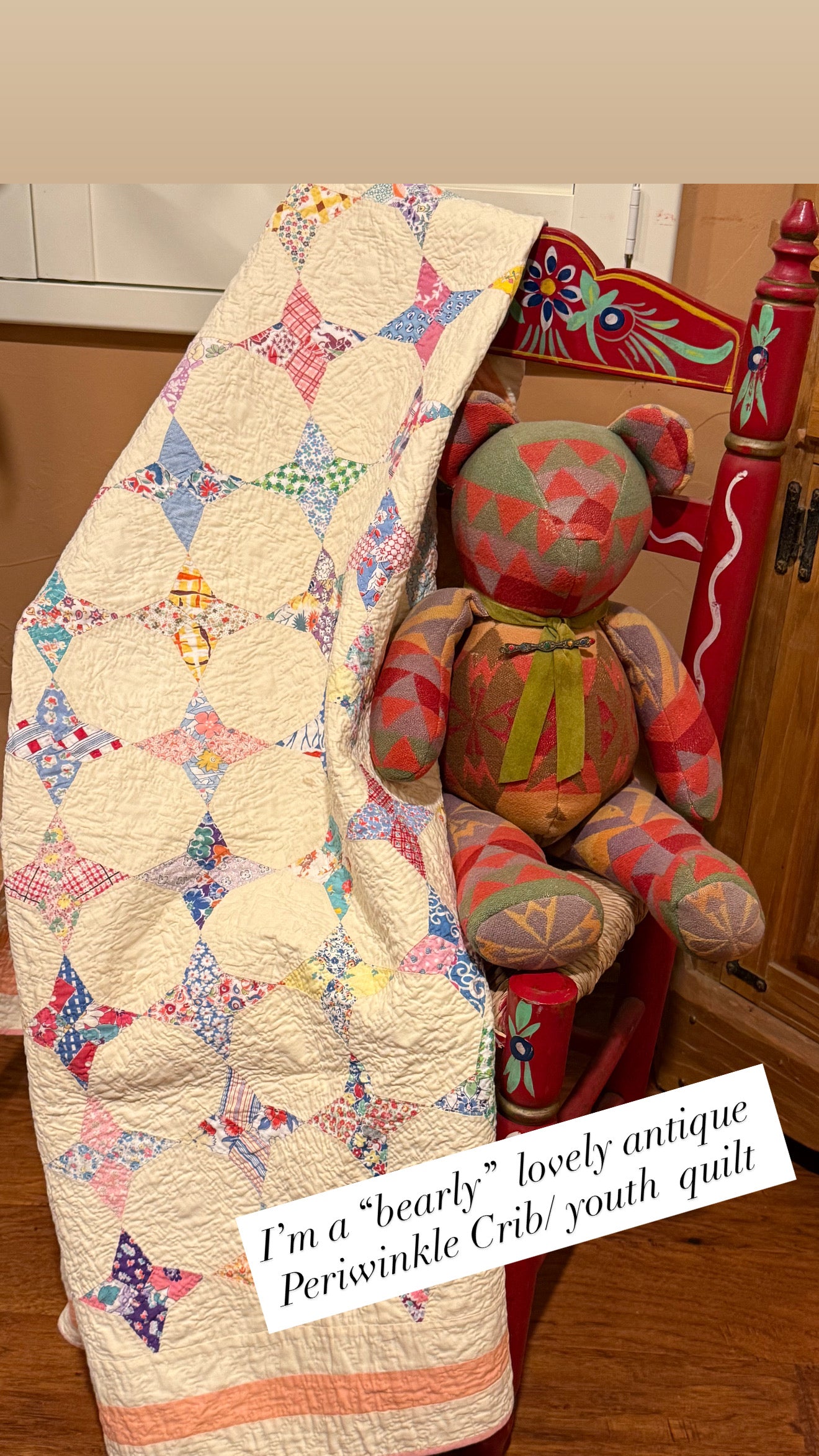 Periwinkle Original Youth/Crib  Quilt