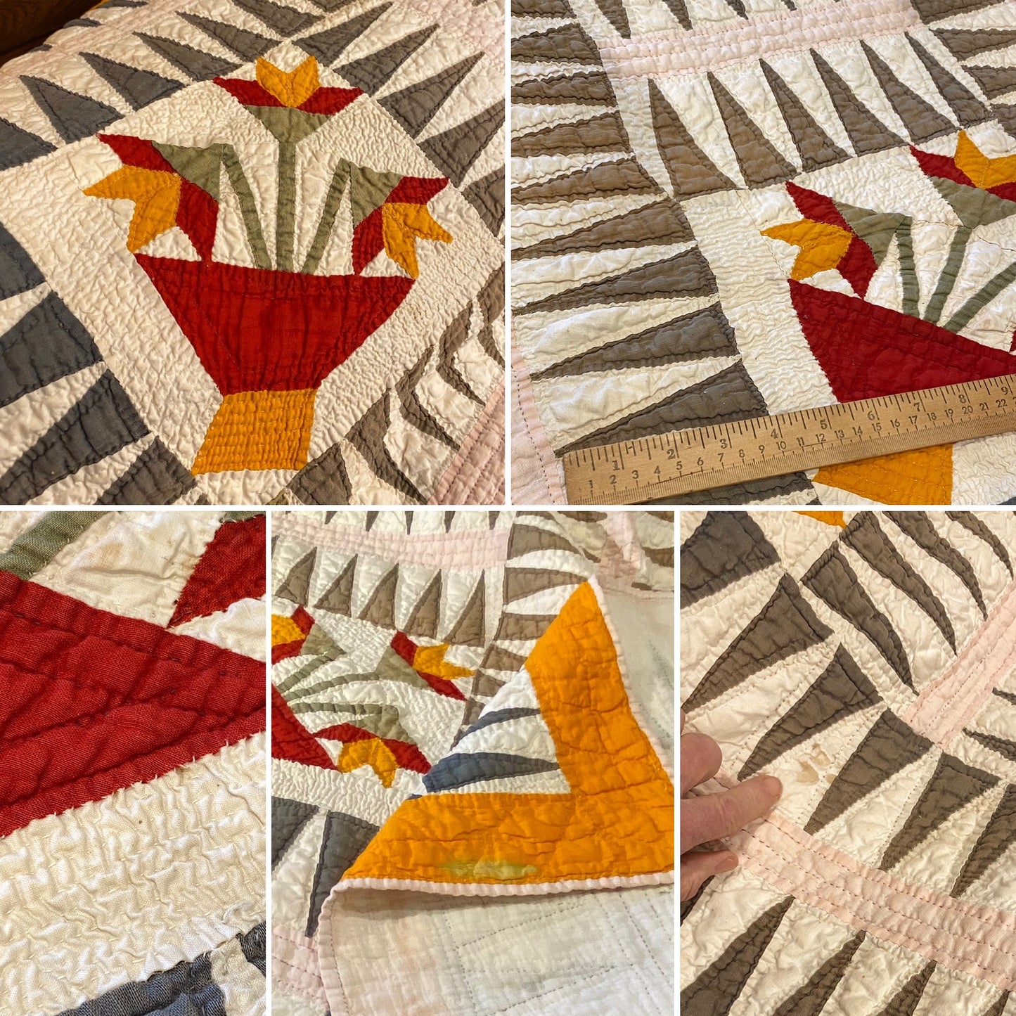 Sawtooth Rocky Mountain North Carolina Lily Quilt