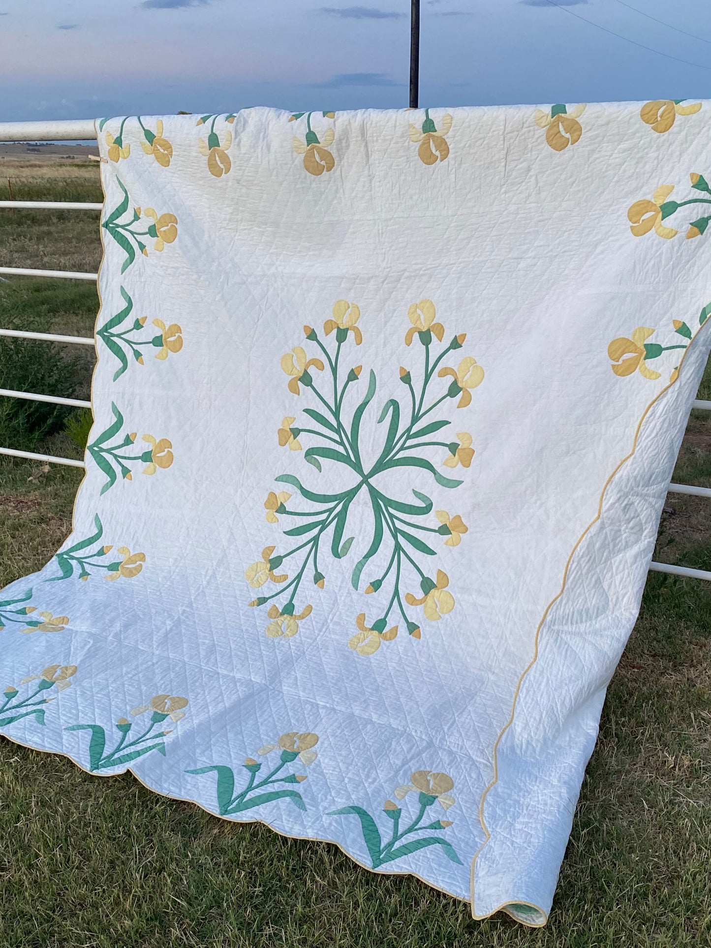 The Iris Quilt- Sold