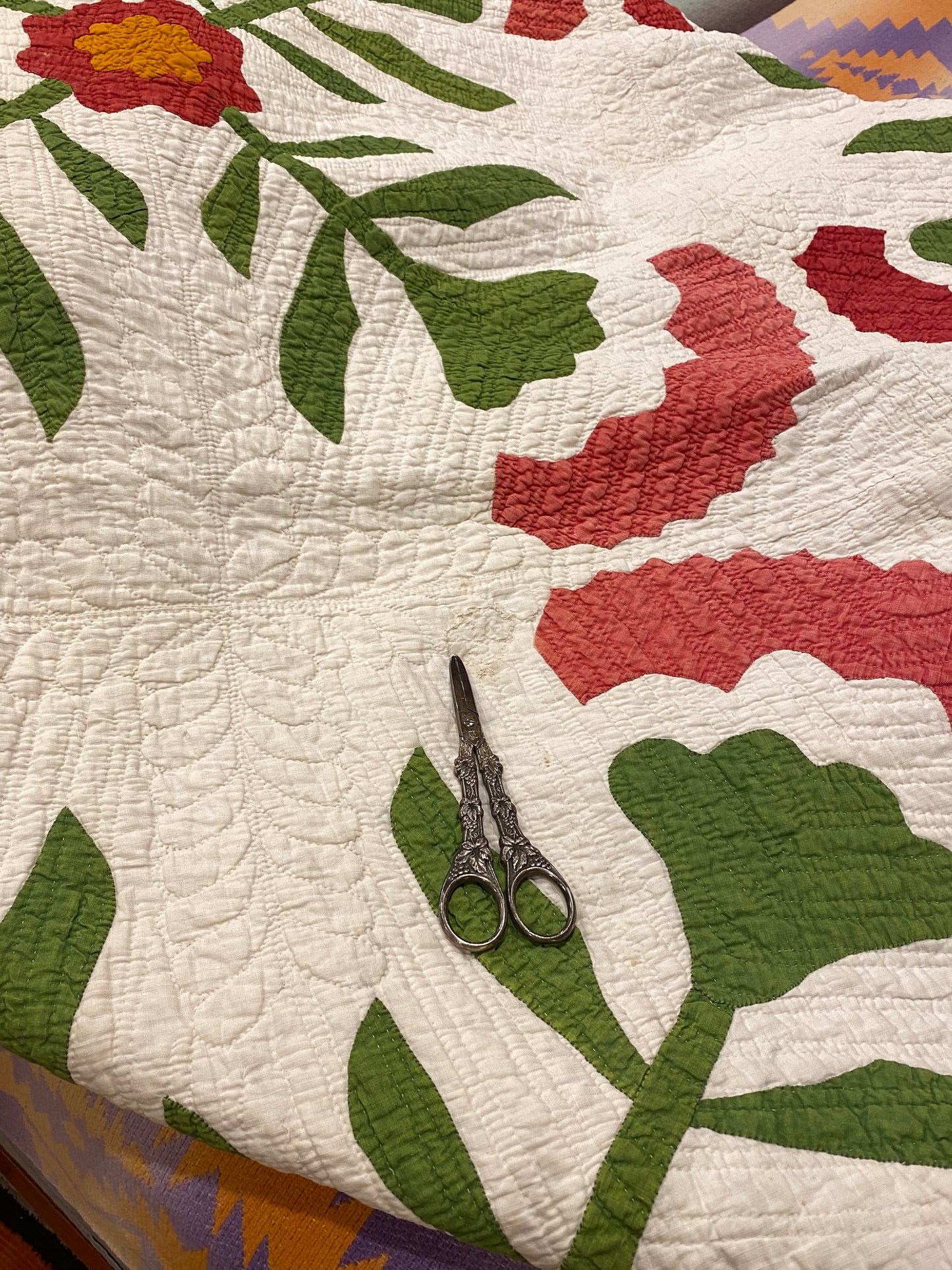 4 Block Coxcomb Quilt