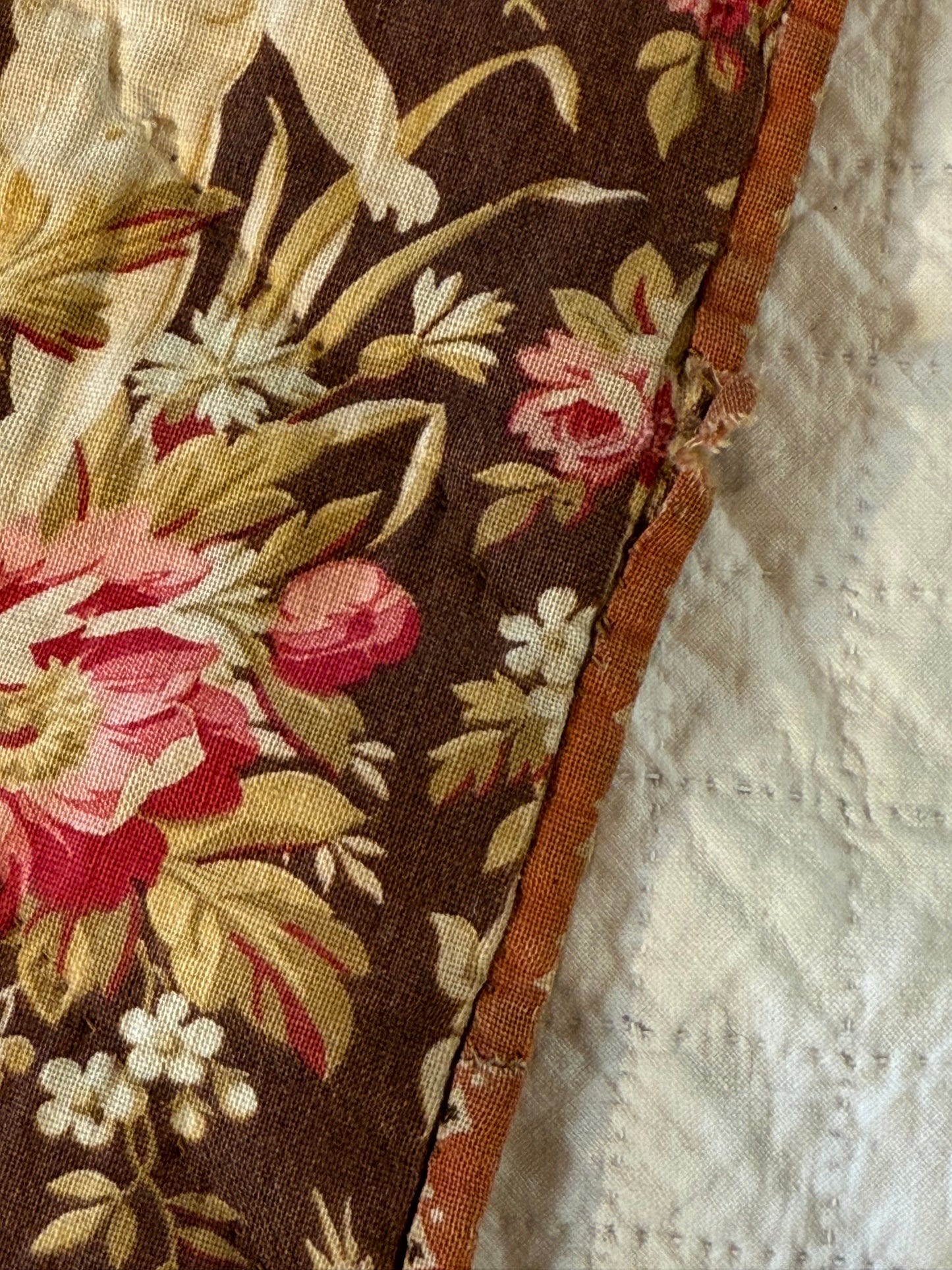 Early 2 Sided Like One Patch Doll Quilt