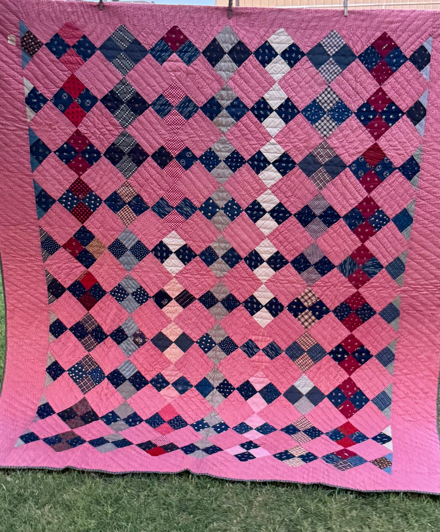 4 Patch On Point Quilt