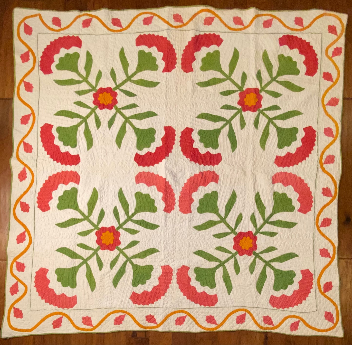 4 Block Coxcomb Quilt