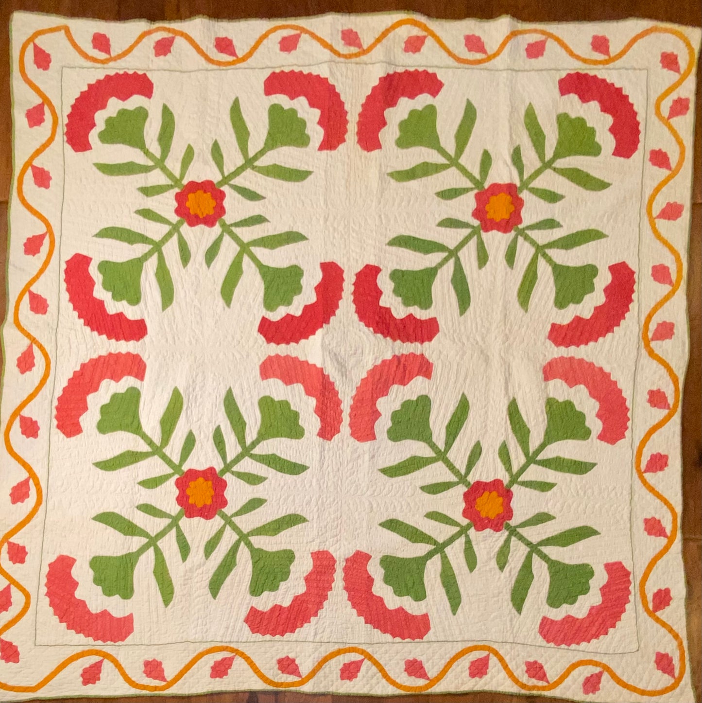 4 Block Coxcomb Quilt