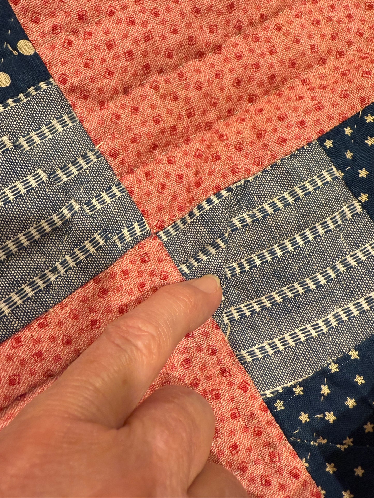4 Patch On Point Quilt