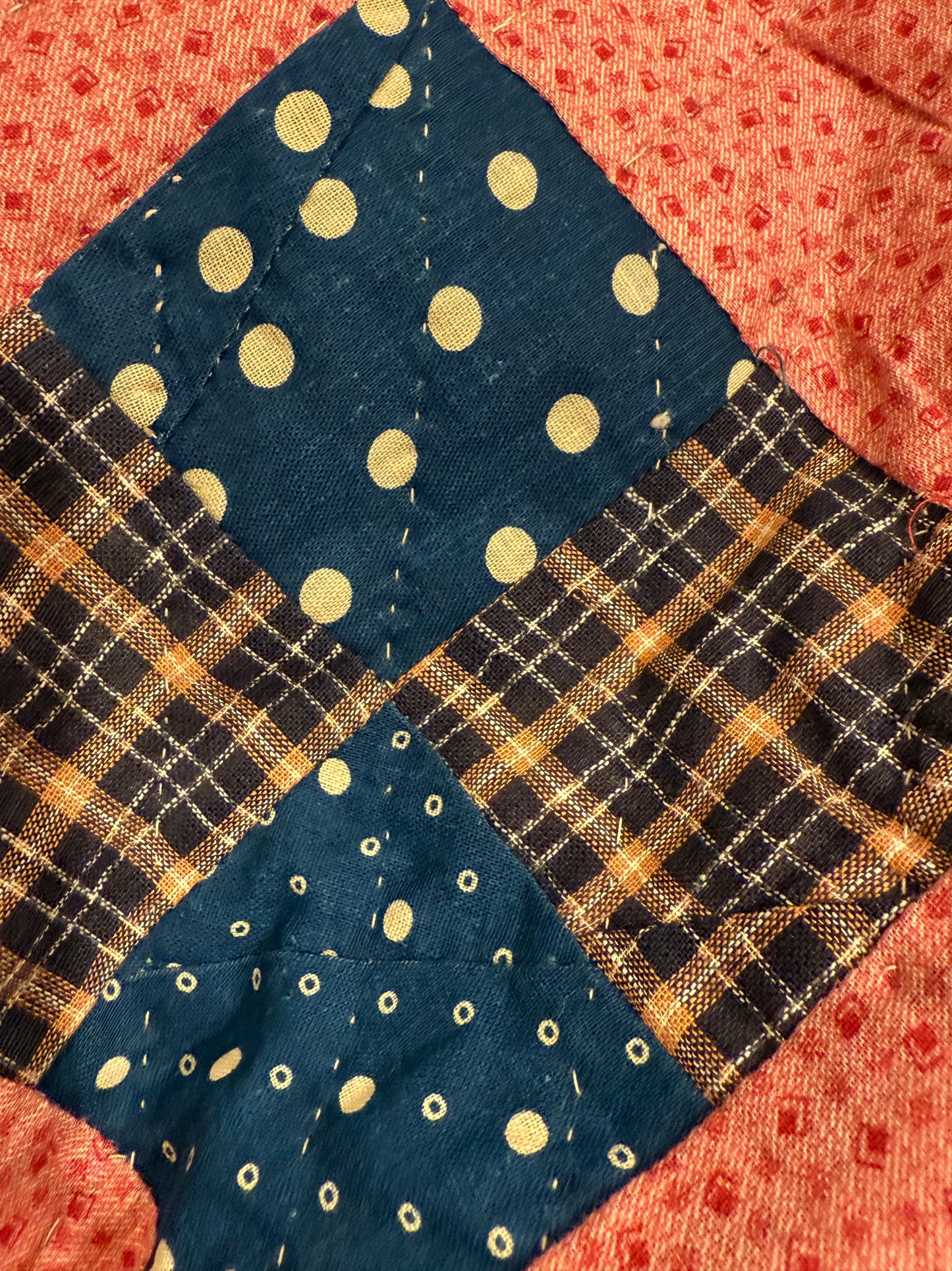 4 Patch On Point Quilt