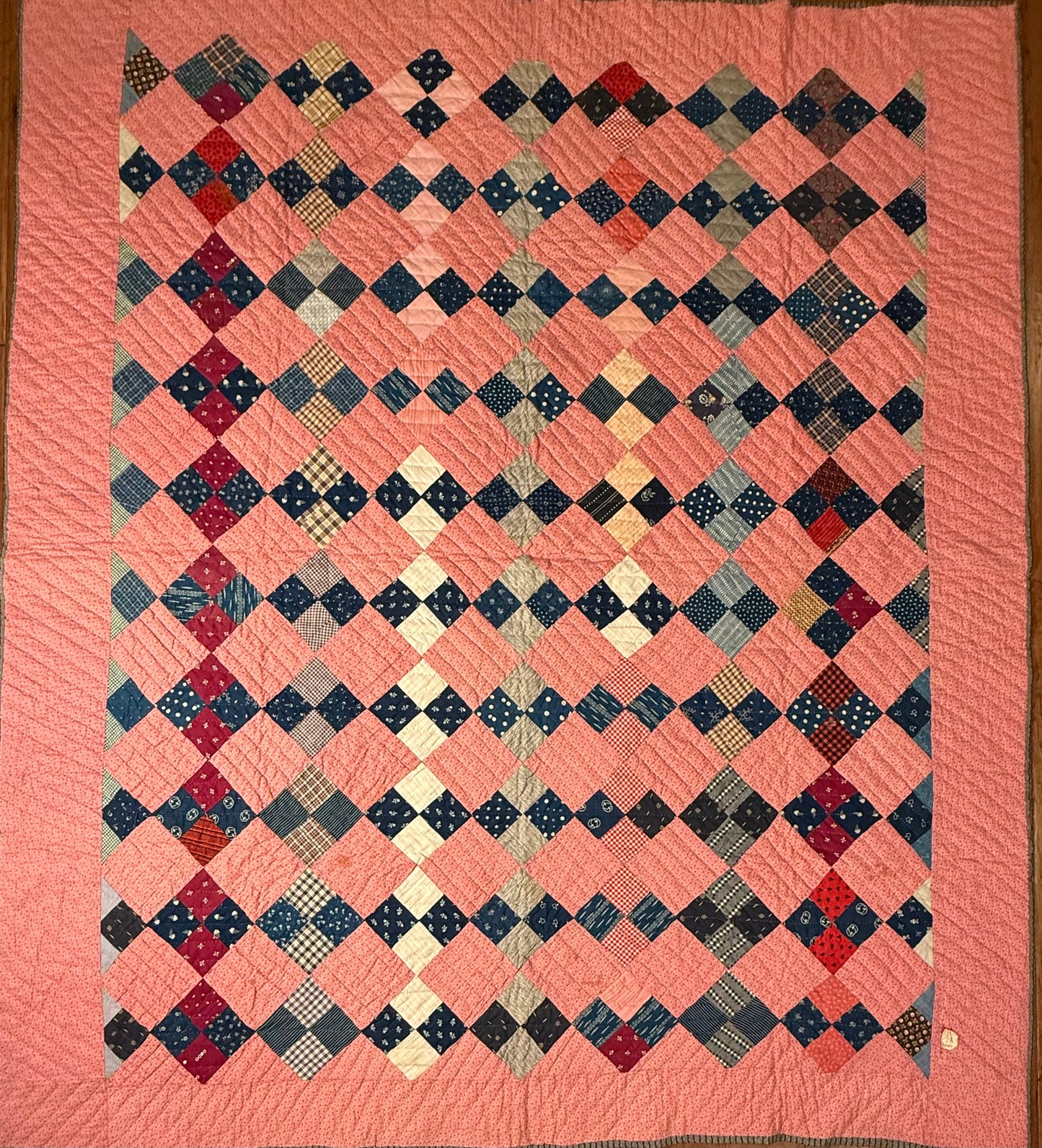 4 Patch On Point Quilt