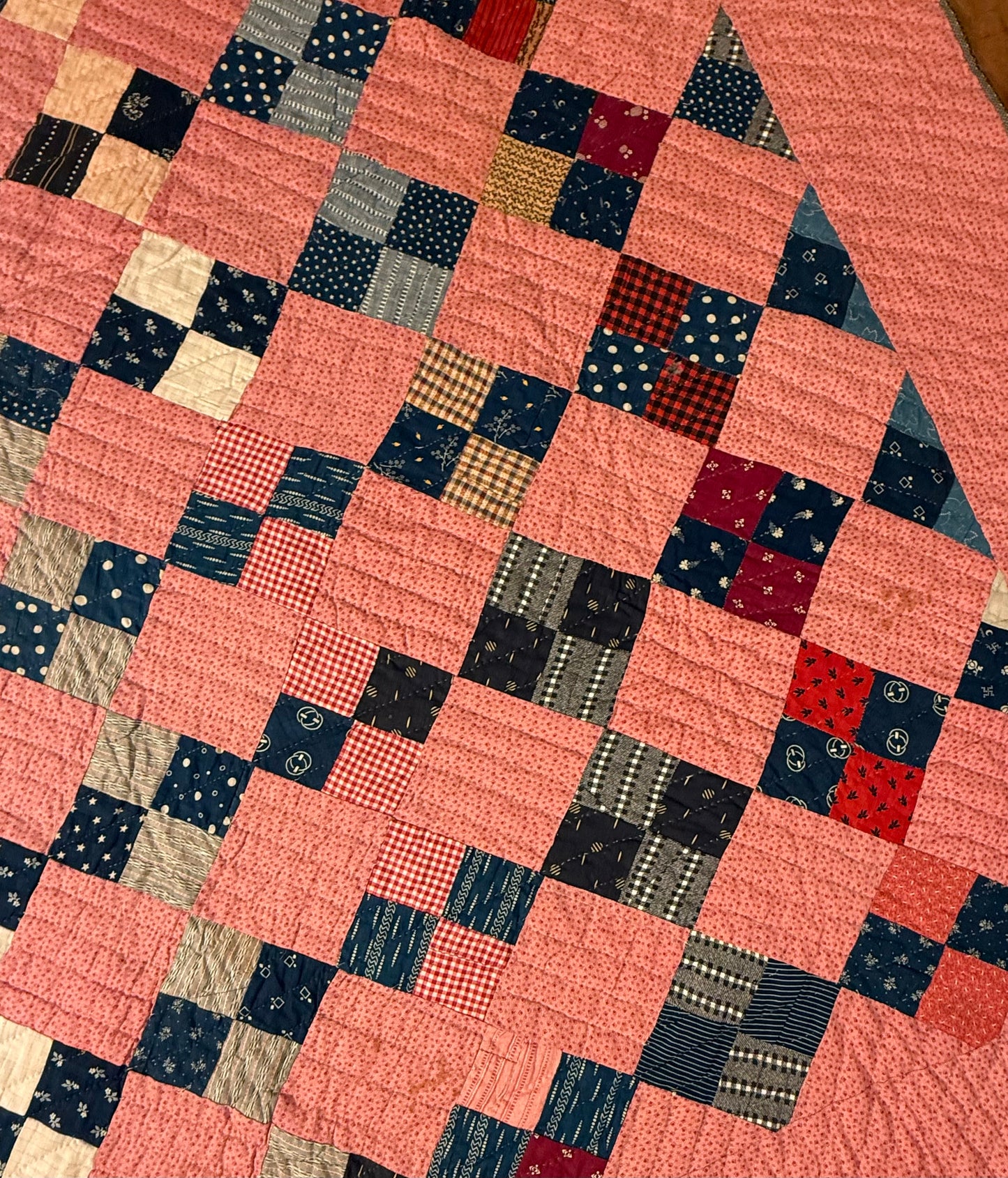 4 Patch On Point Quilt