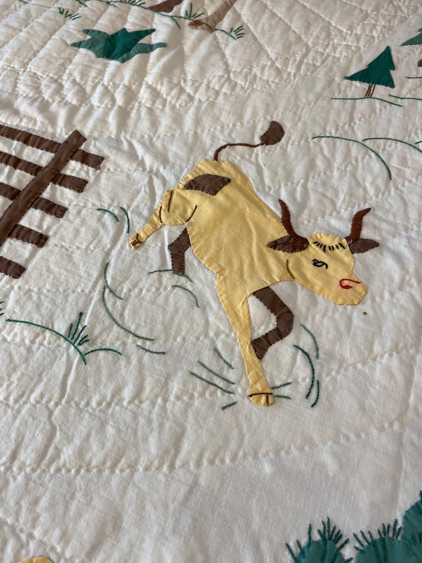 Ride ‘em Cowboy 1950’s Western Quilt