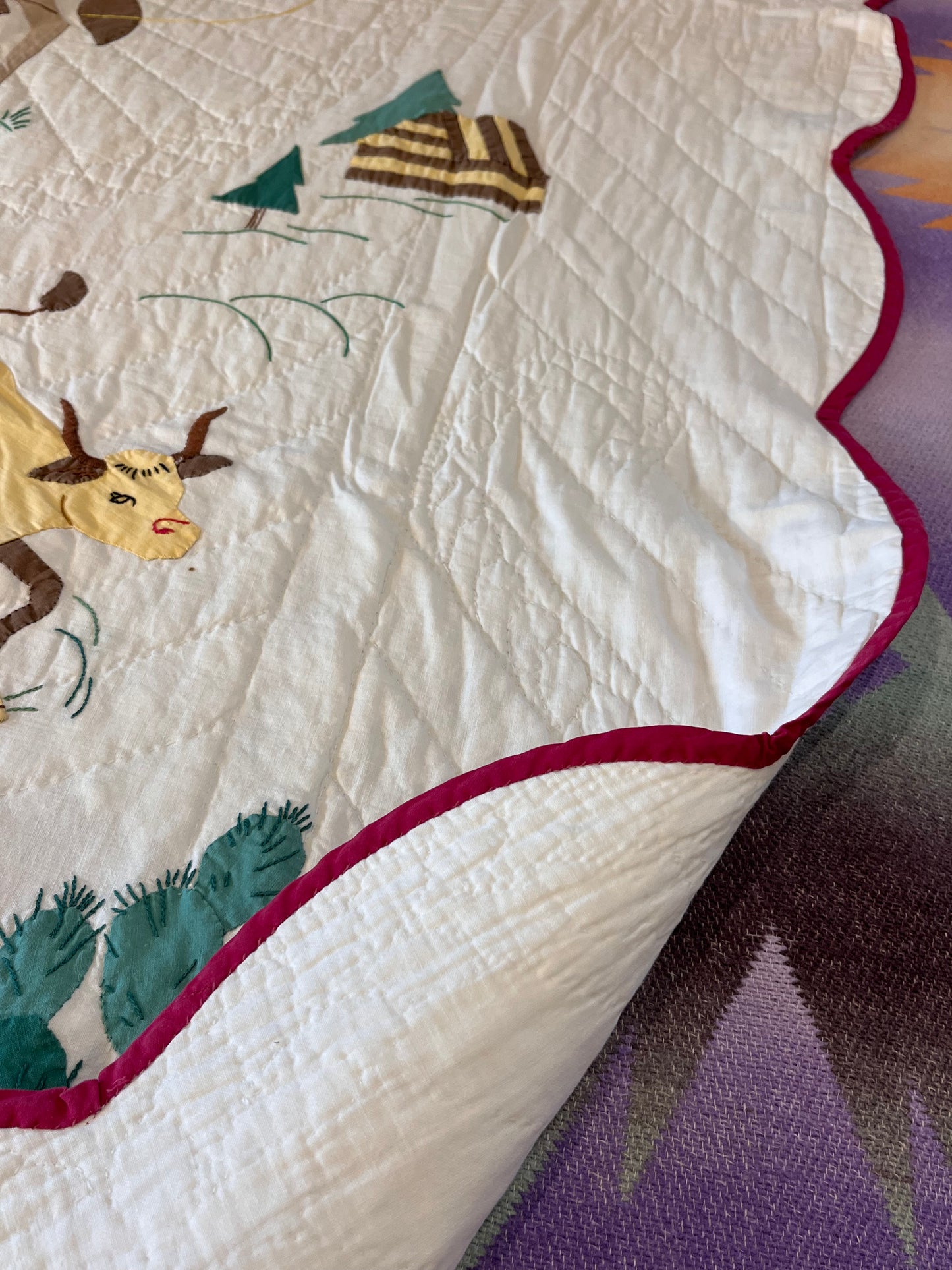 Ride ‘em Cowboy 1950’s Western Quilt