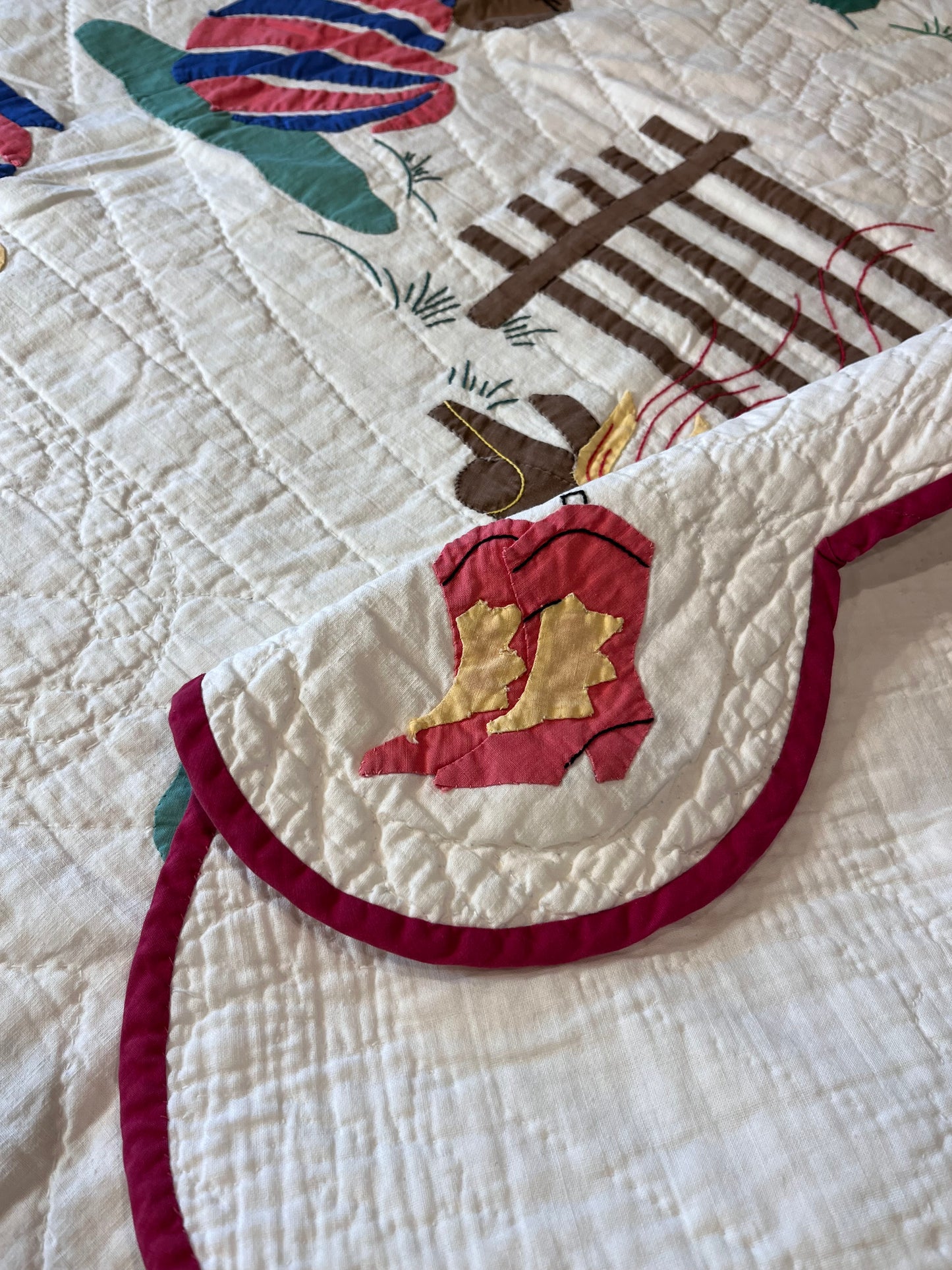 Ride ‘em Cowboy 1950’s Western Quilt