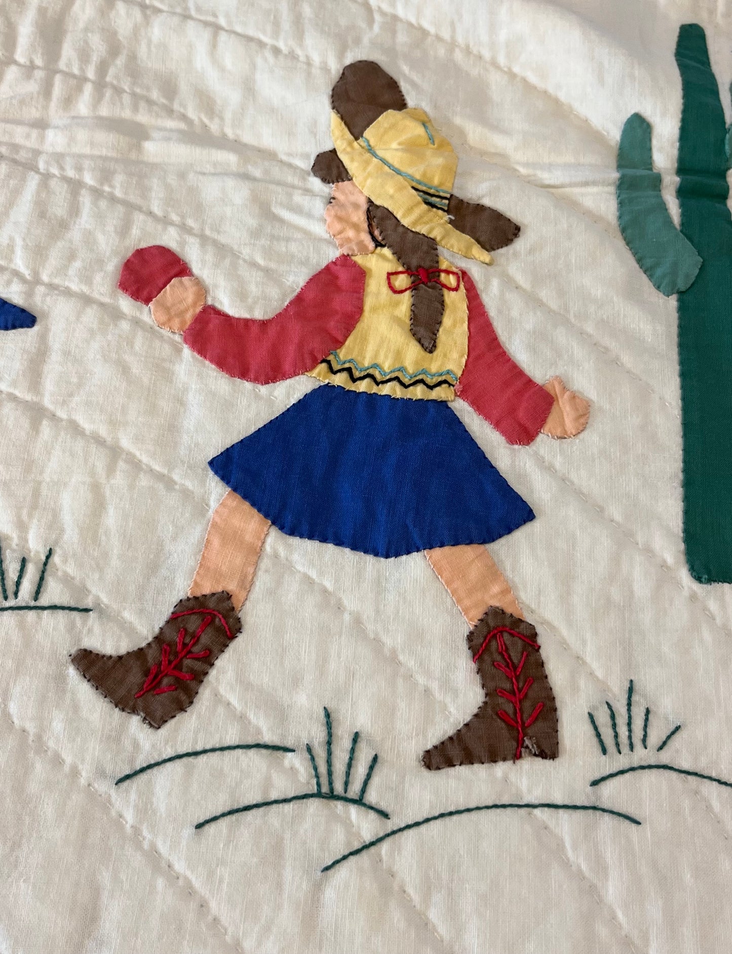 Ride ‘em Cowboy 1950’s Western Quilt