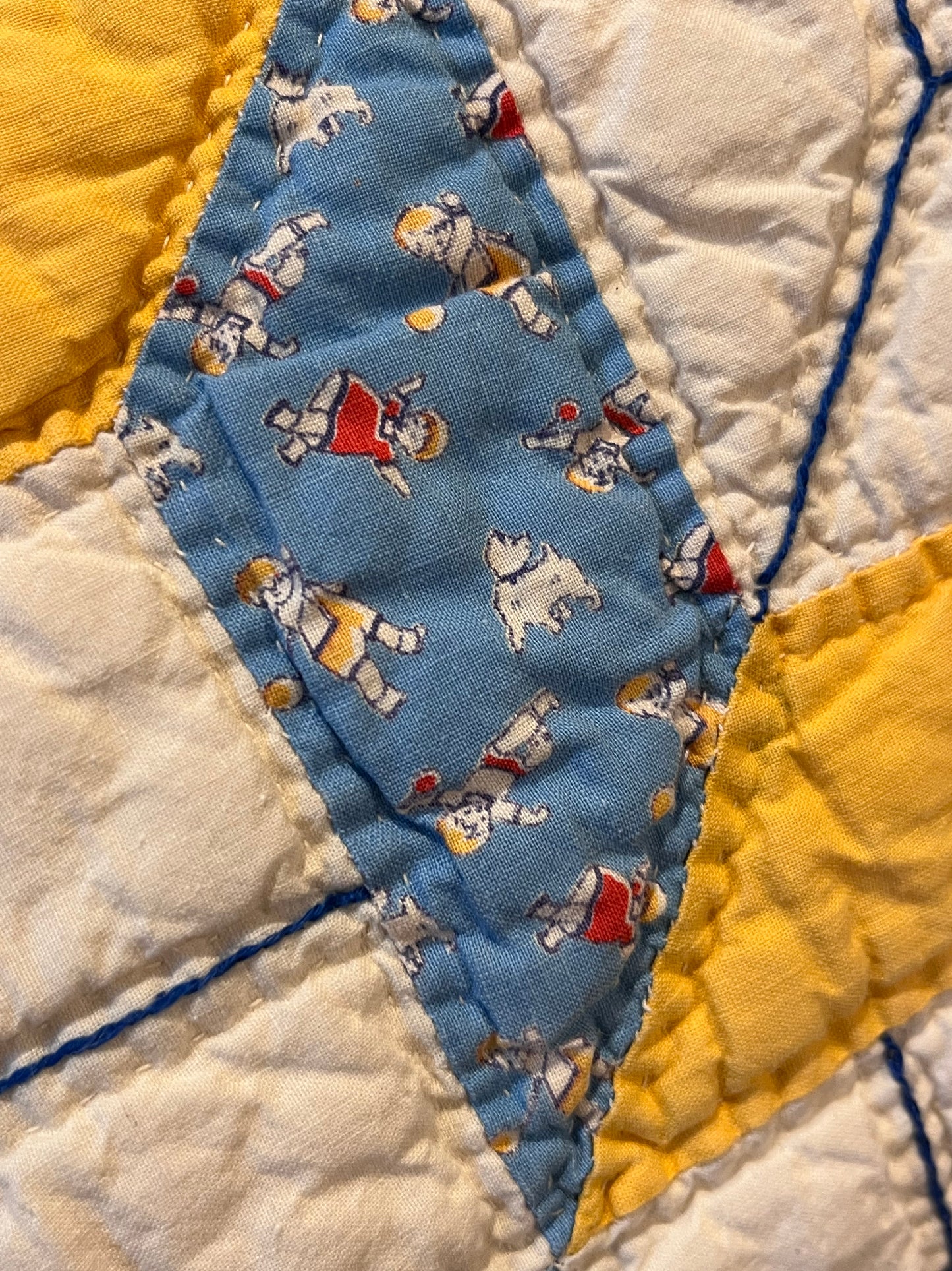 Tumbling Blocks Alphabet Quilt