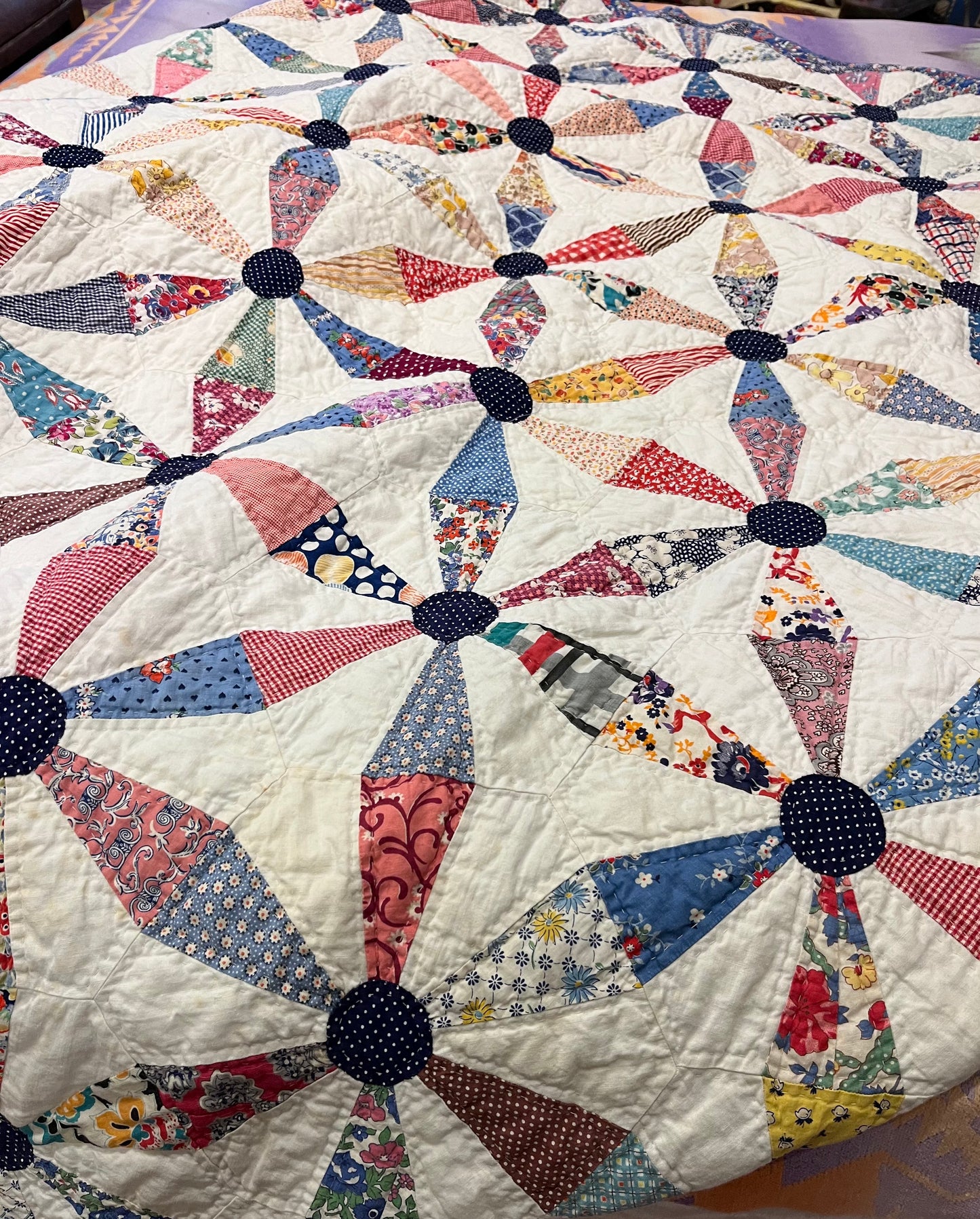 Colorful Kaleidoscope Quilt