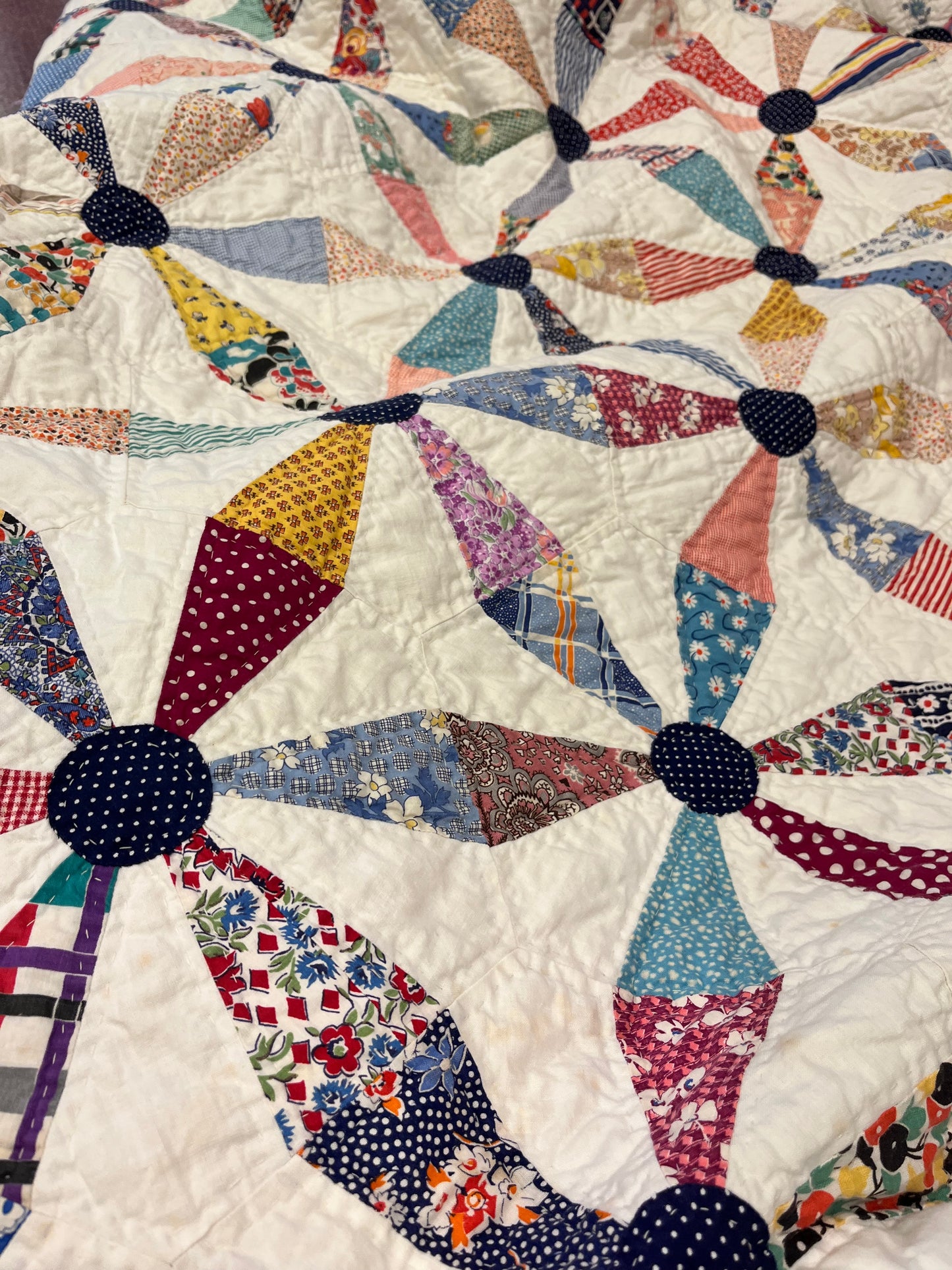 Colorful Kaleidoscope Quilt