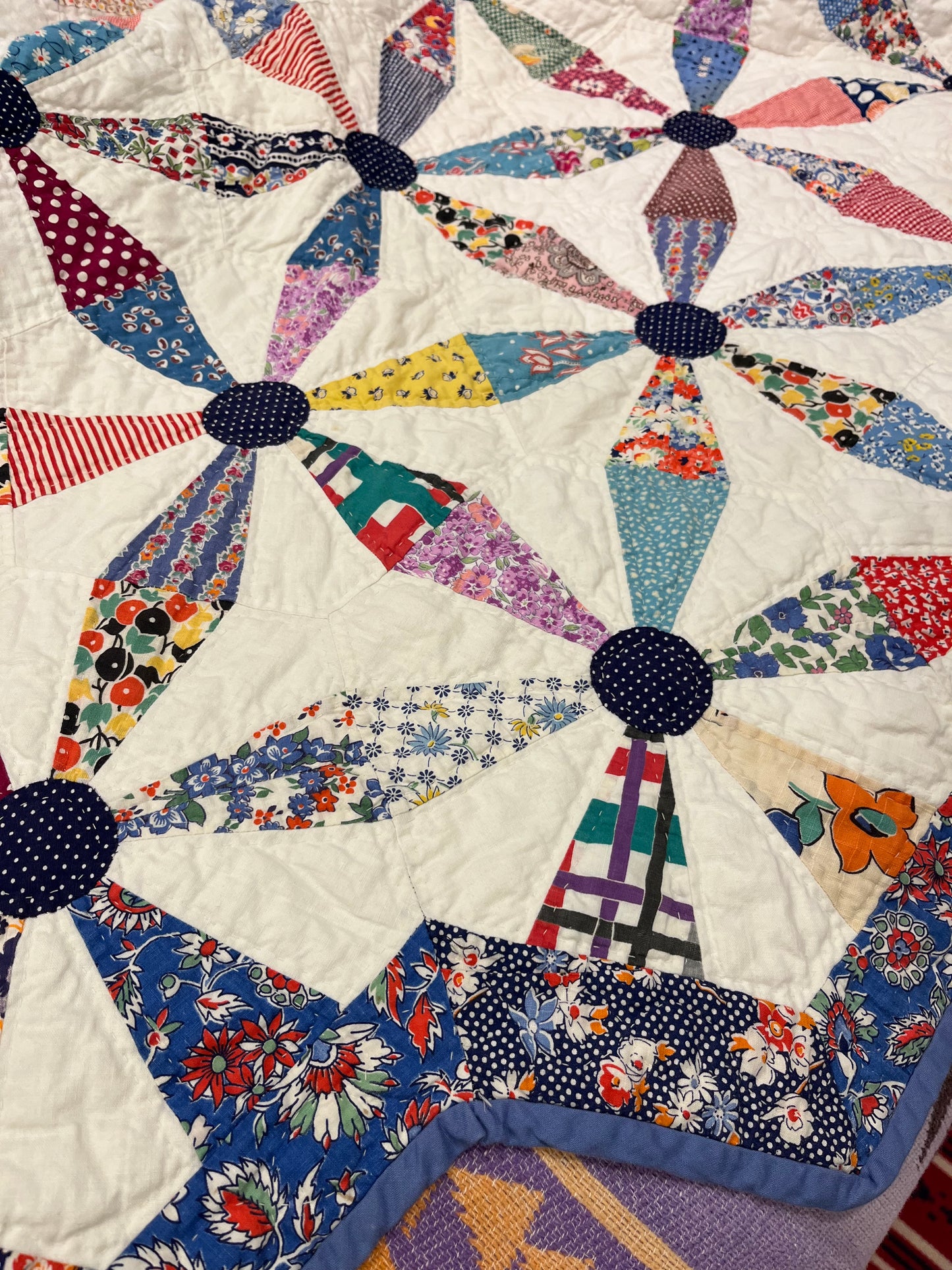 Colorful Kaleidoscope Quilt