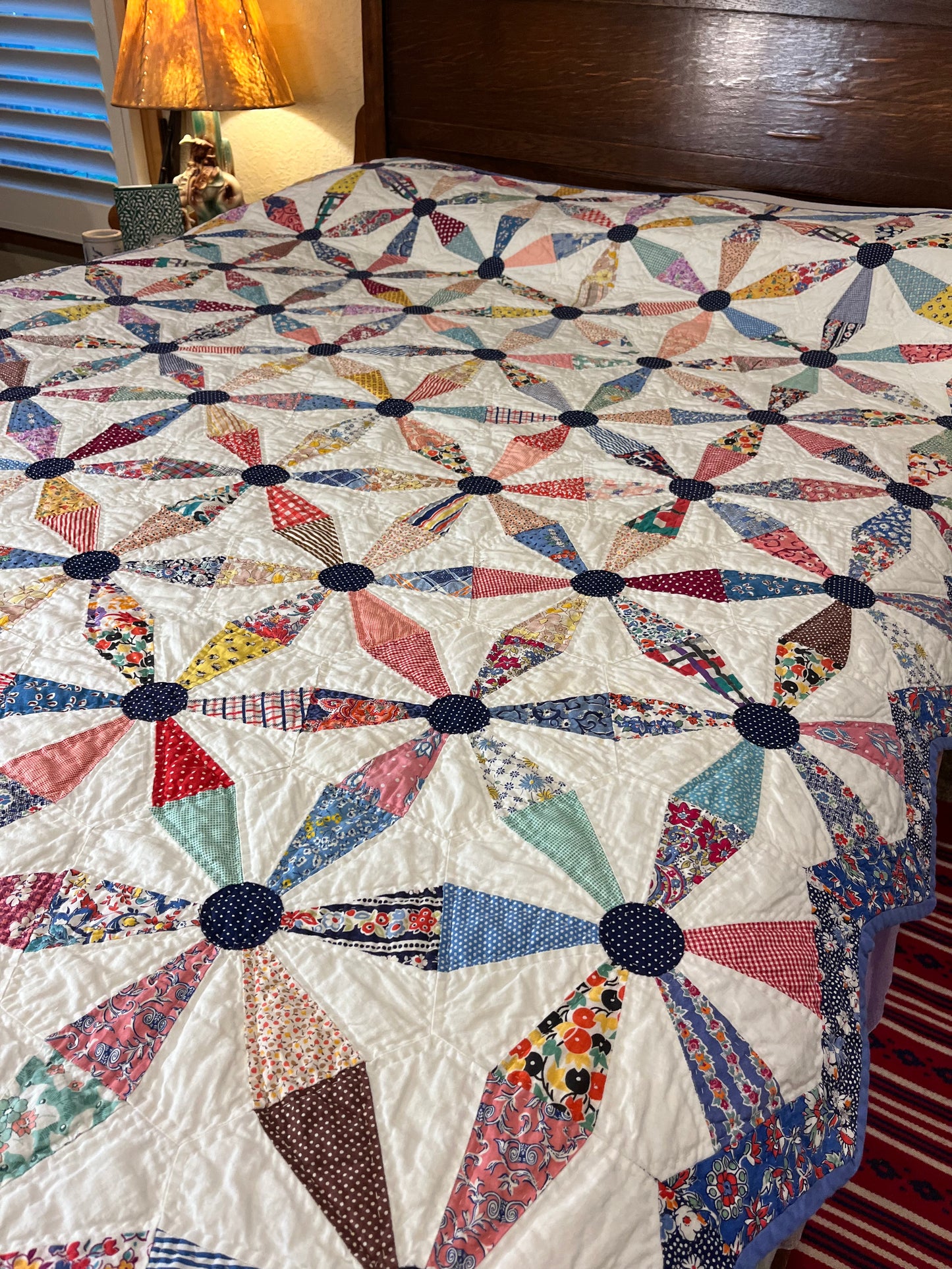 Colorful Kaleidoscope Quilt