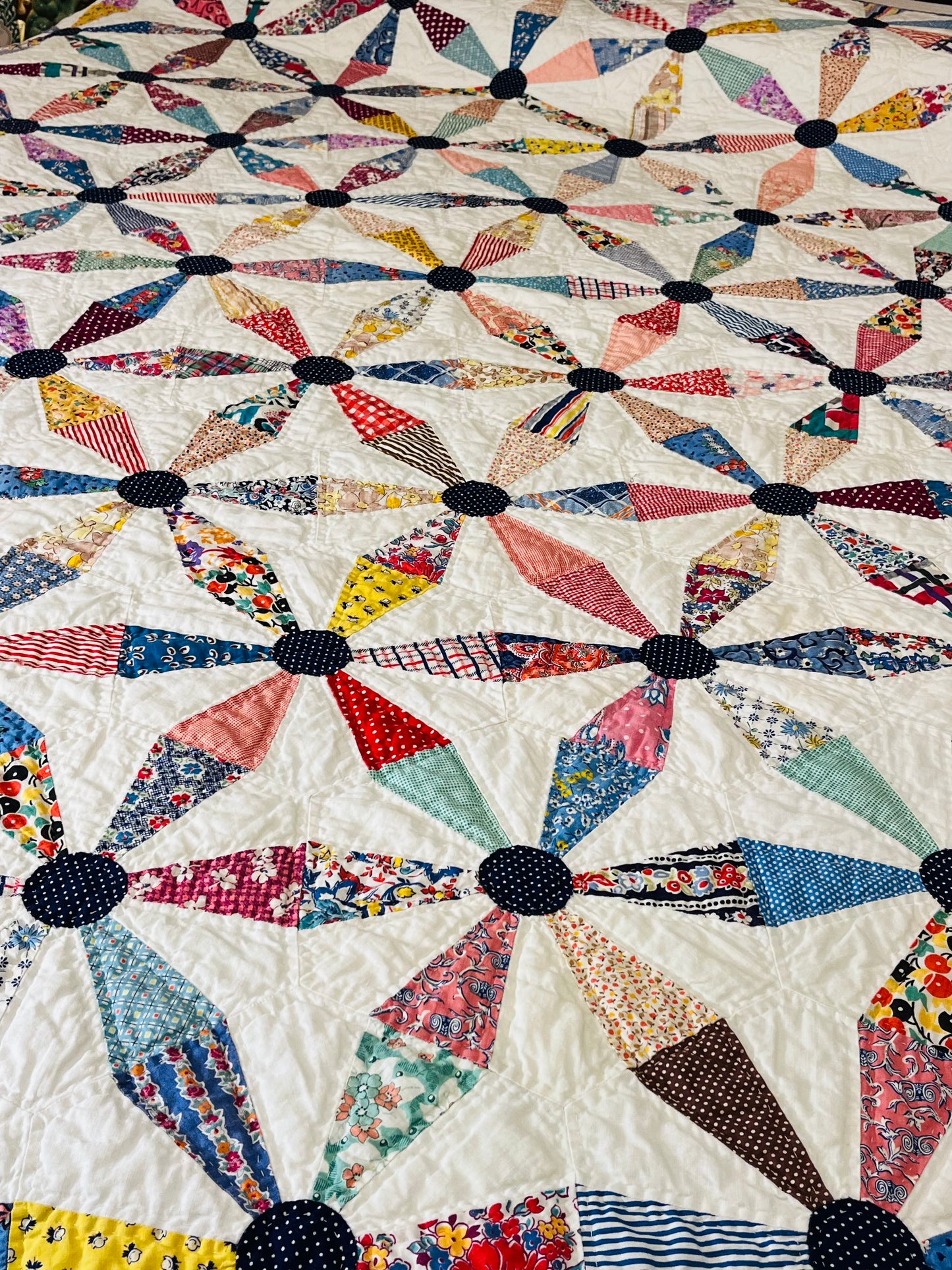 Colorful Kaleidoscope Quilt