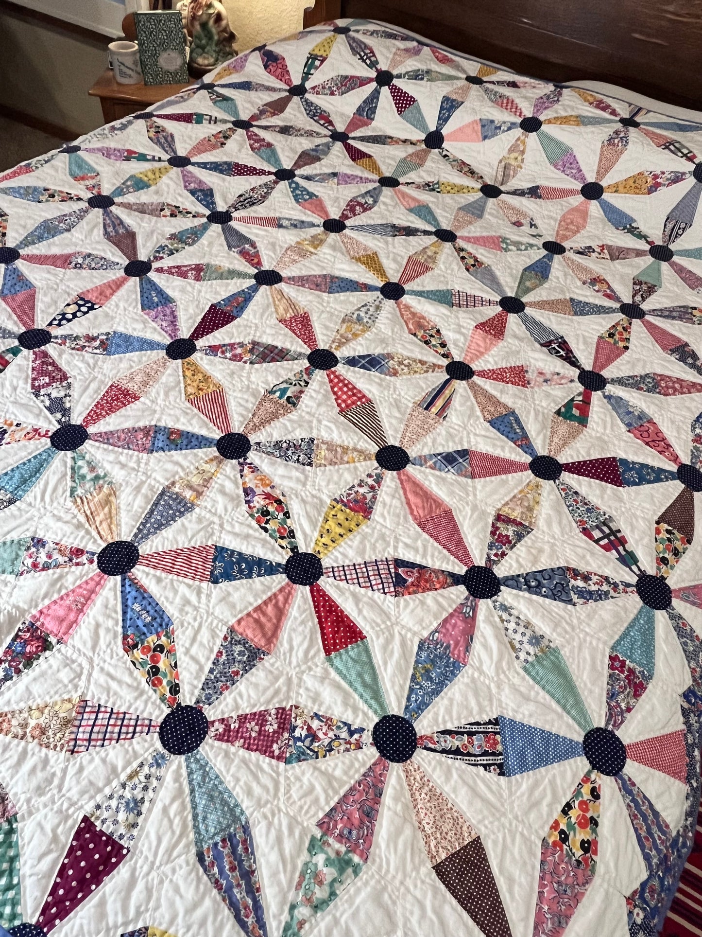 Colorful Kaleidoscope Quilt