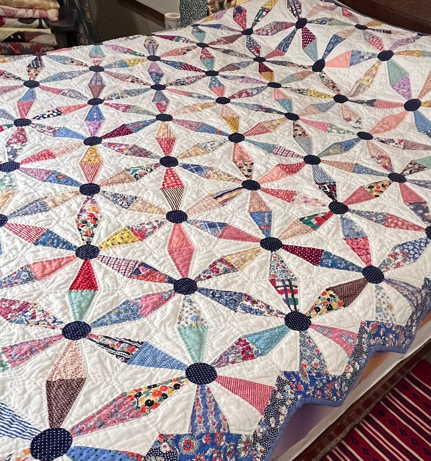 Colorful Kaleidoscope Quilt