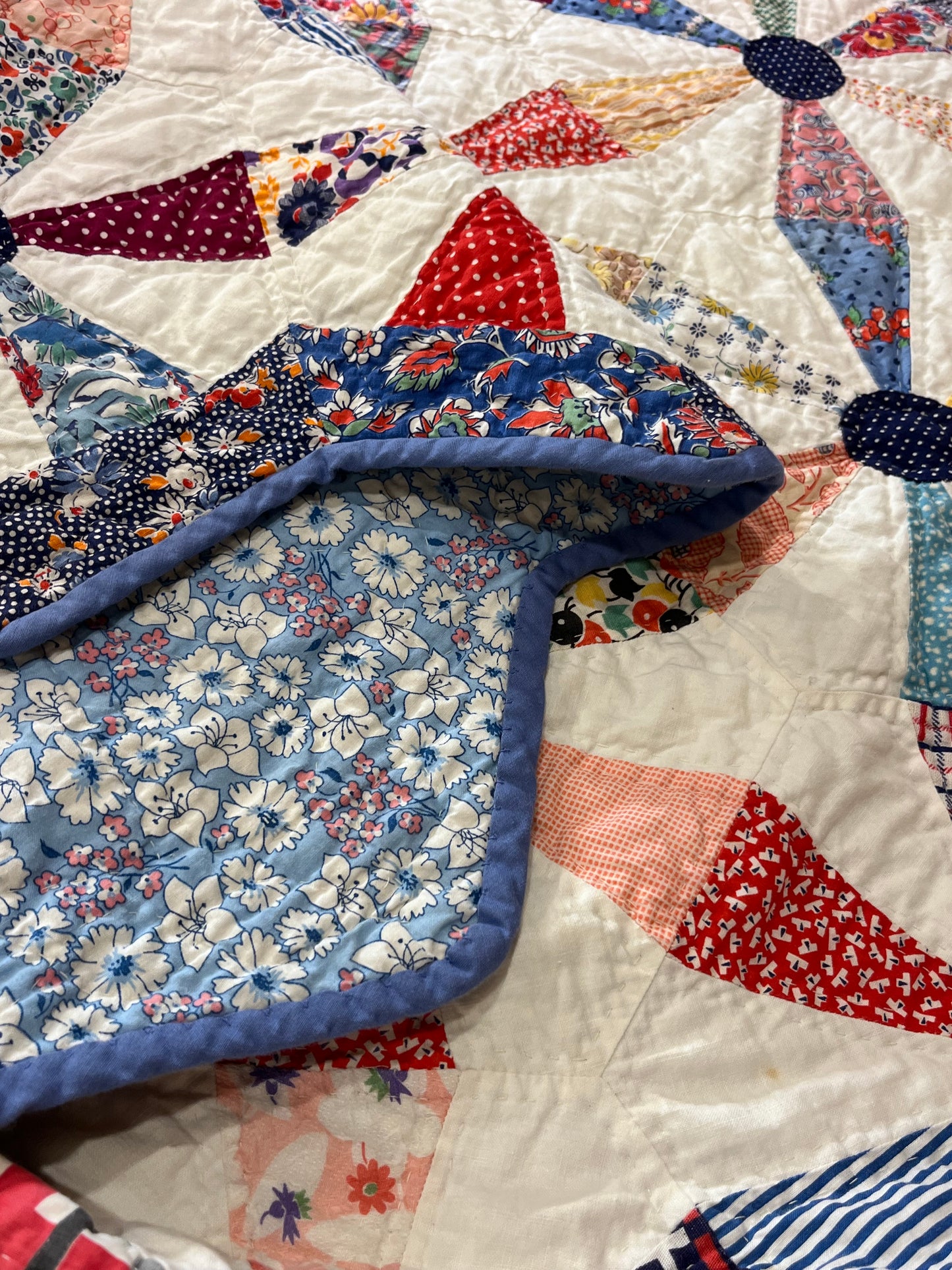 Colorful Kaleidoscope Quilt