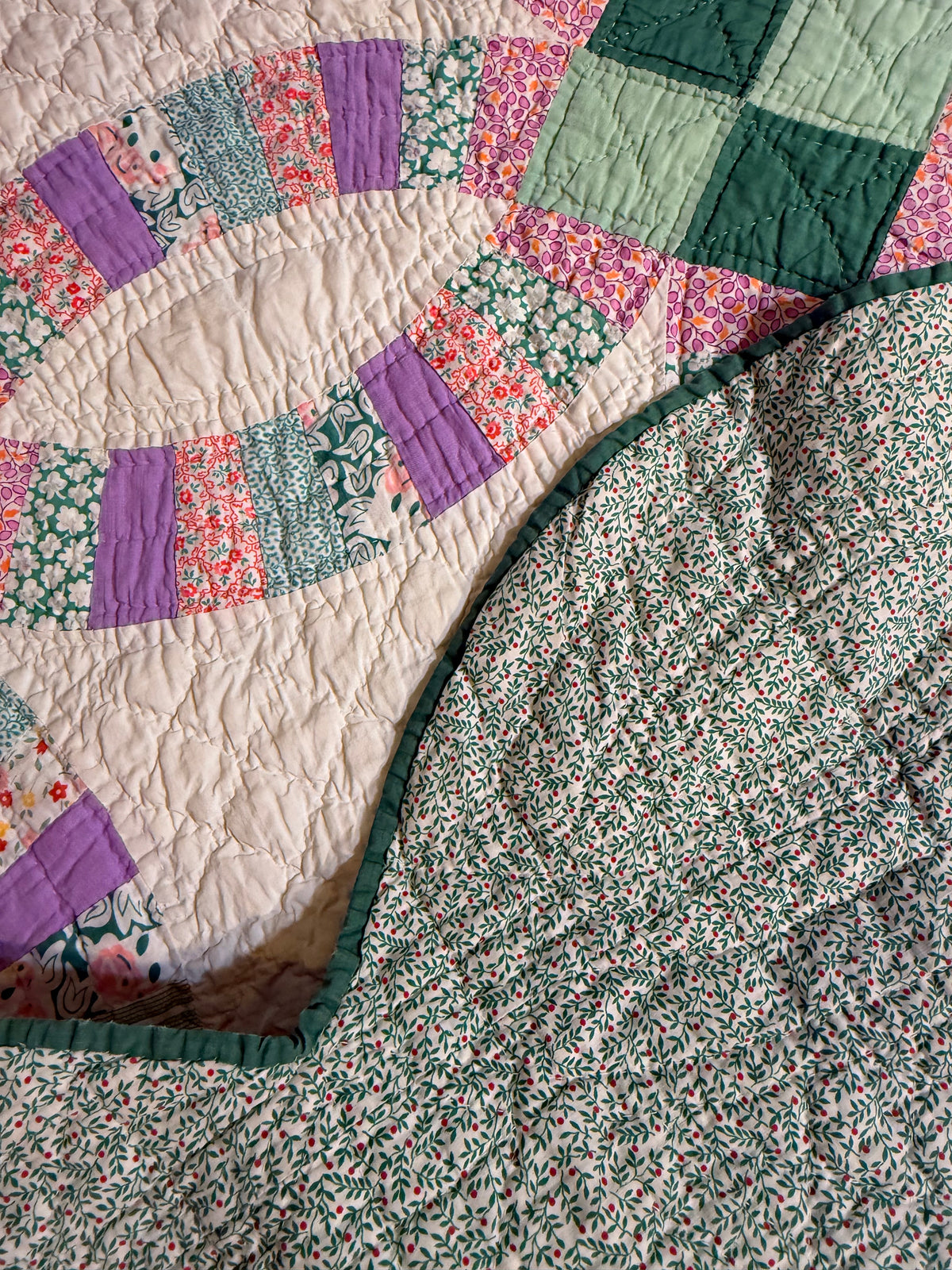 Double Wedding Ring Quilt