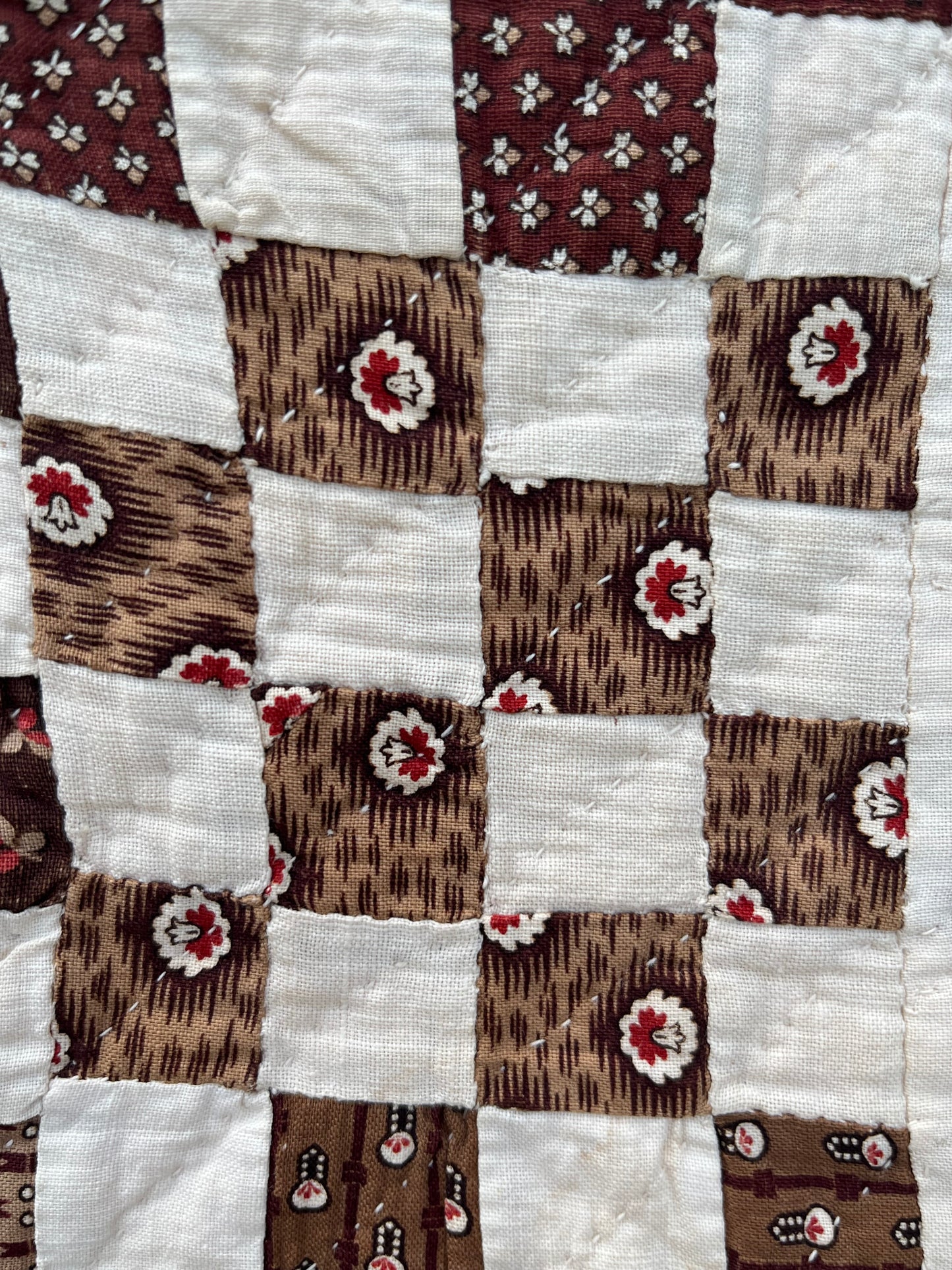 Early Postage Stamp One Patch Quilt