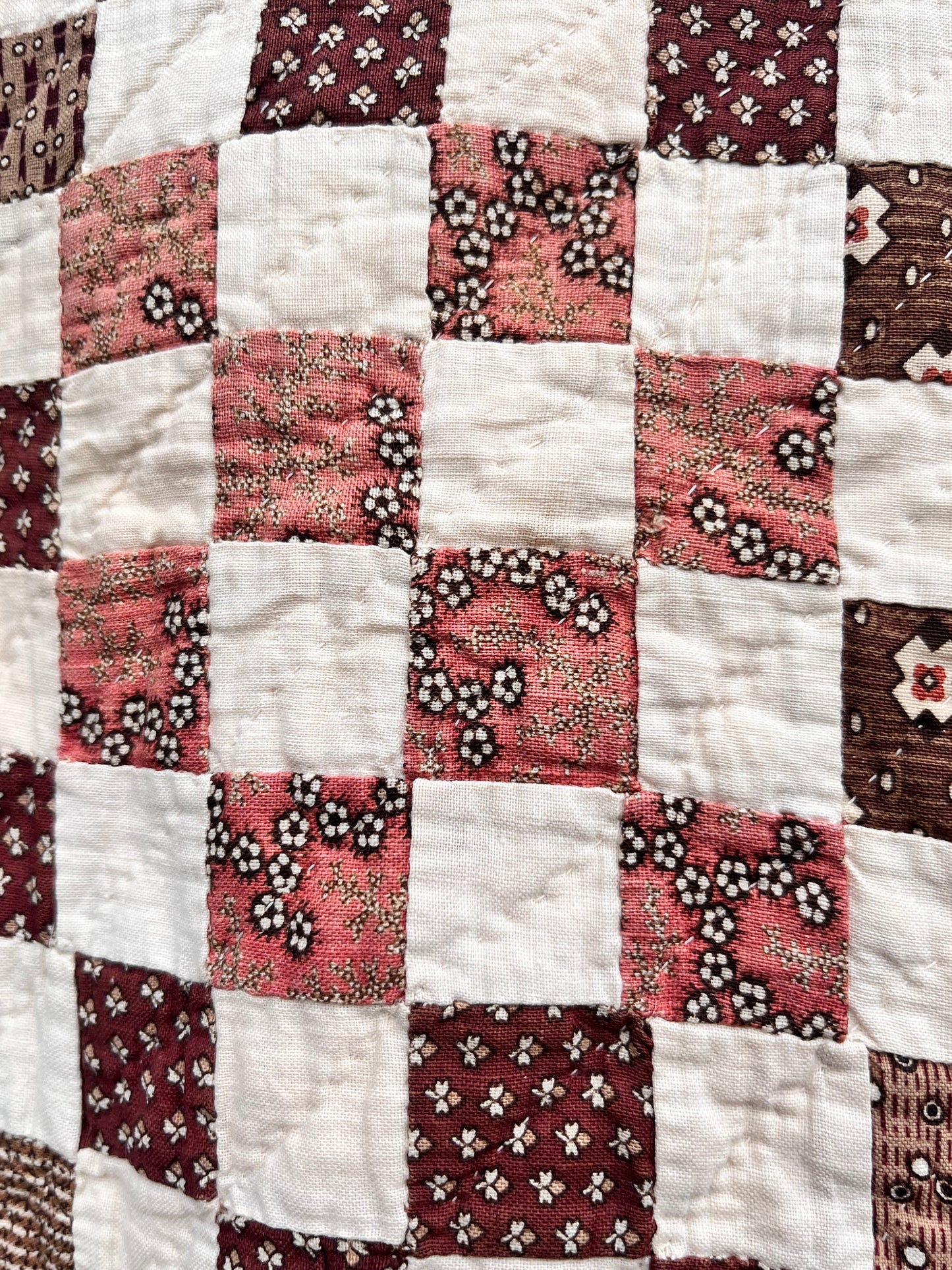 Early Postage Stamp One Patch Quilt