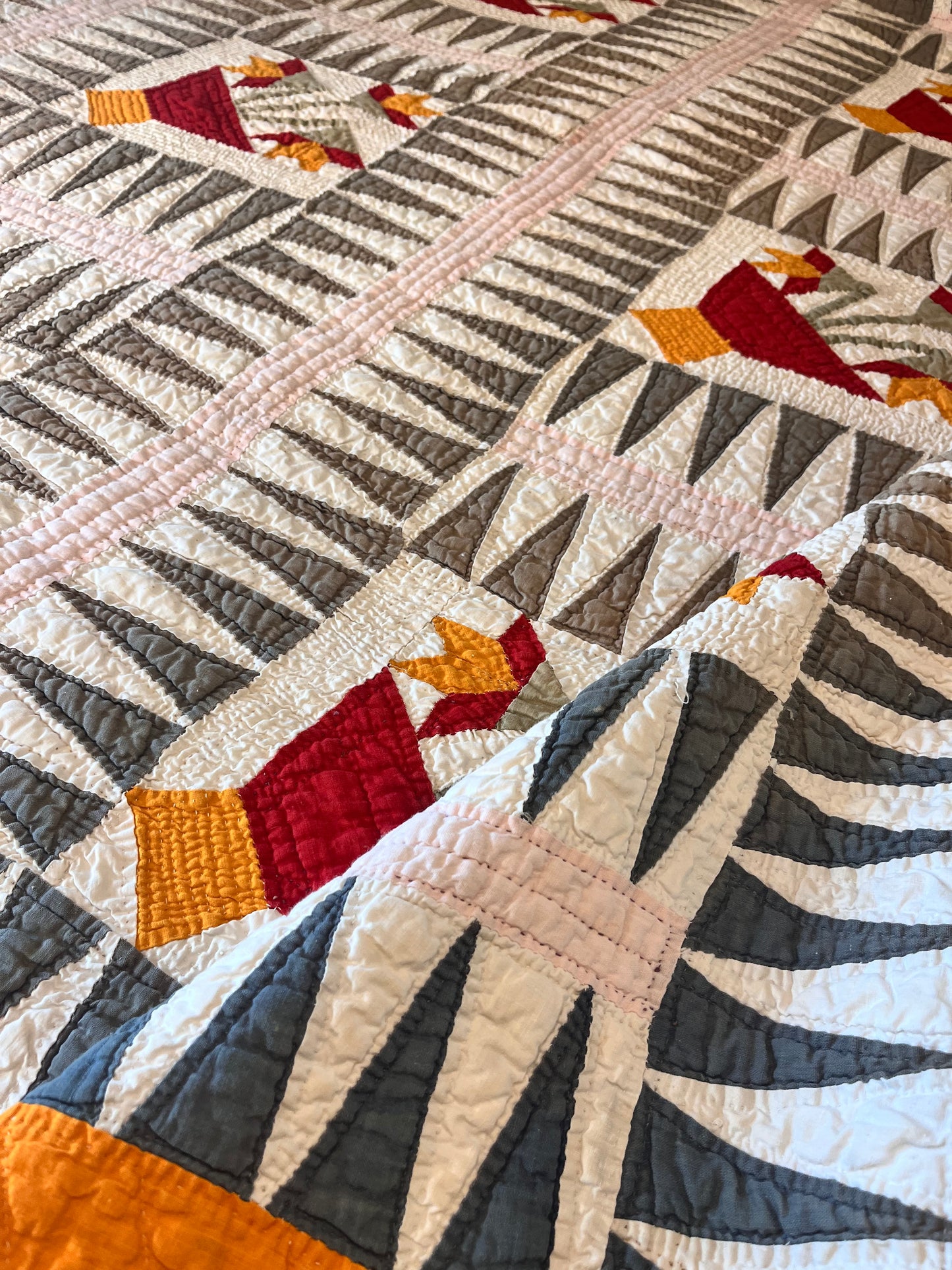 Sawtooth Rocky Mountain North Carolina Lily Quilt
