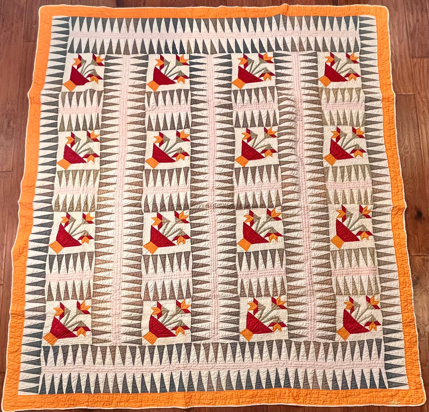 Sawtooth Rocky Mountain North Carolina Lily Quilt