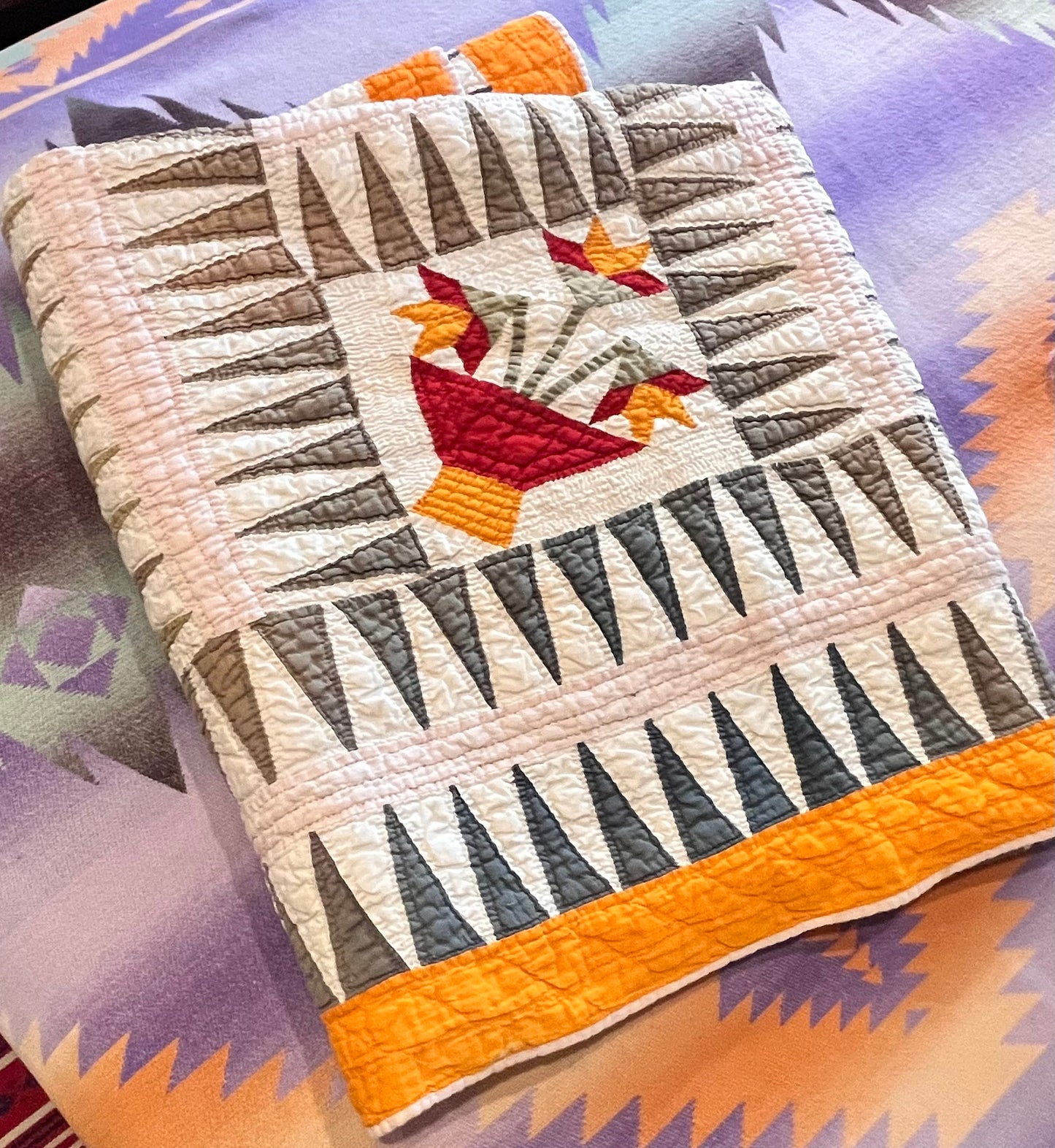 Sawtooth Rocky Mountain North Carolina Lily Quilt