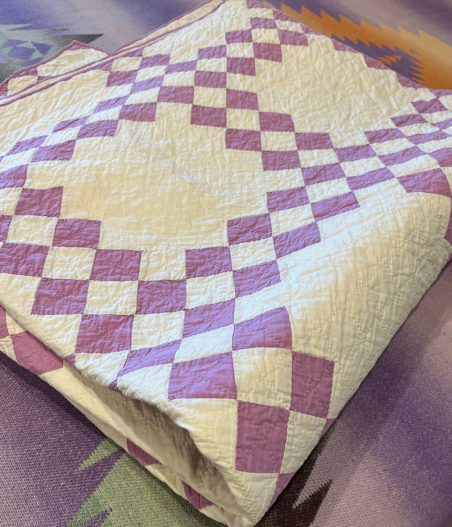 Double Irish Chain Quilt