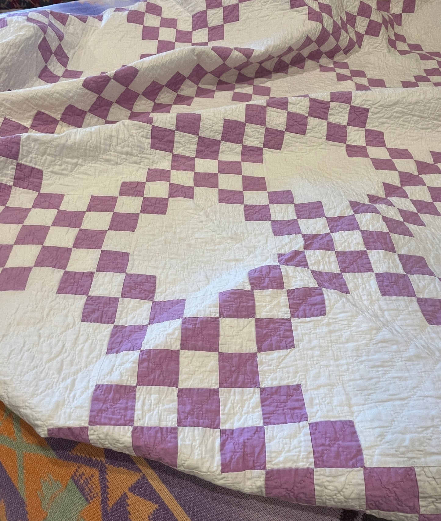 Double Irish Chain Quilt