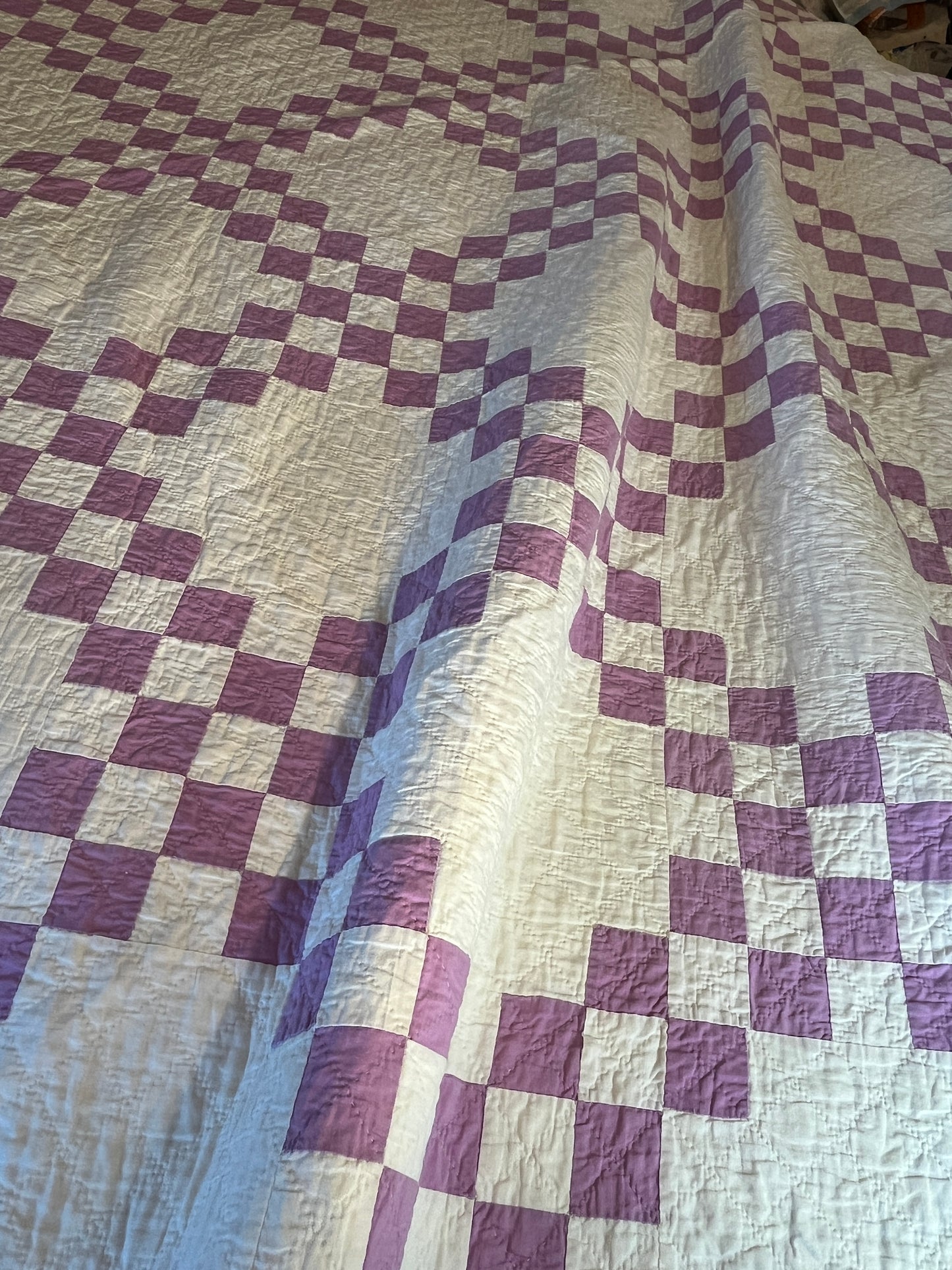 Double Irish Chain Quilt