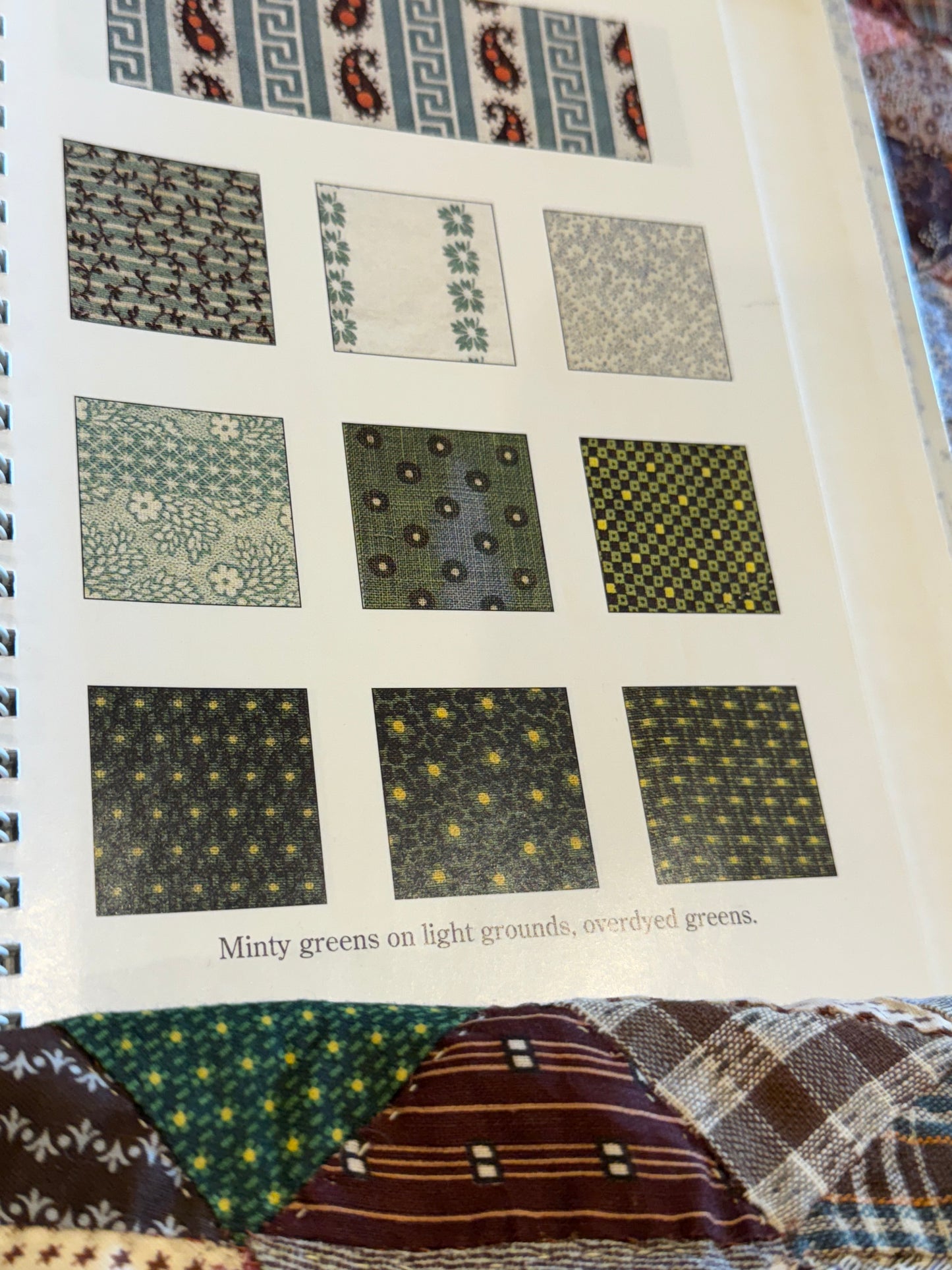 Outstanding Half Square Triangles 4 Block Early Quilt with Zig Zag Border