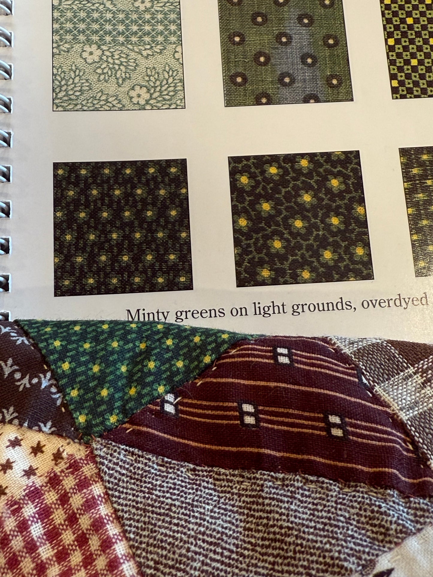 Outstanding Half Square Triangles 4 Block Early Quilt with Zig Zag Border