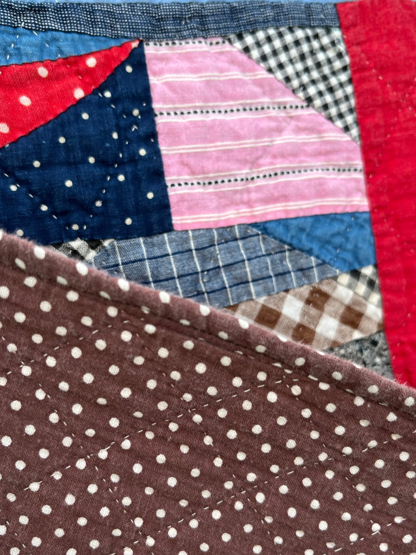String Stars with String Sashing Quilt