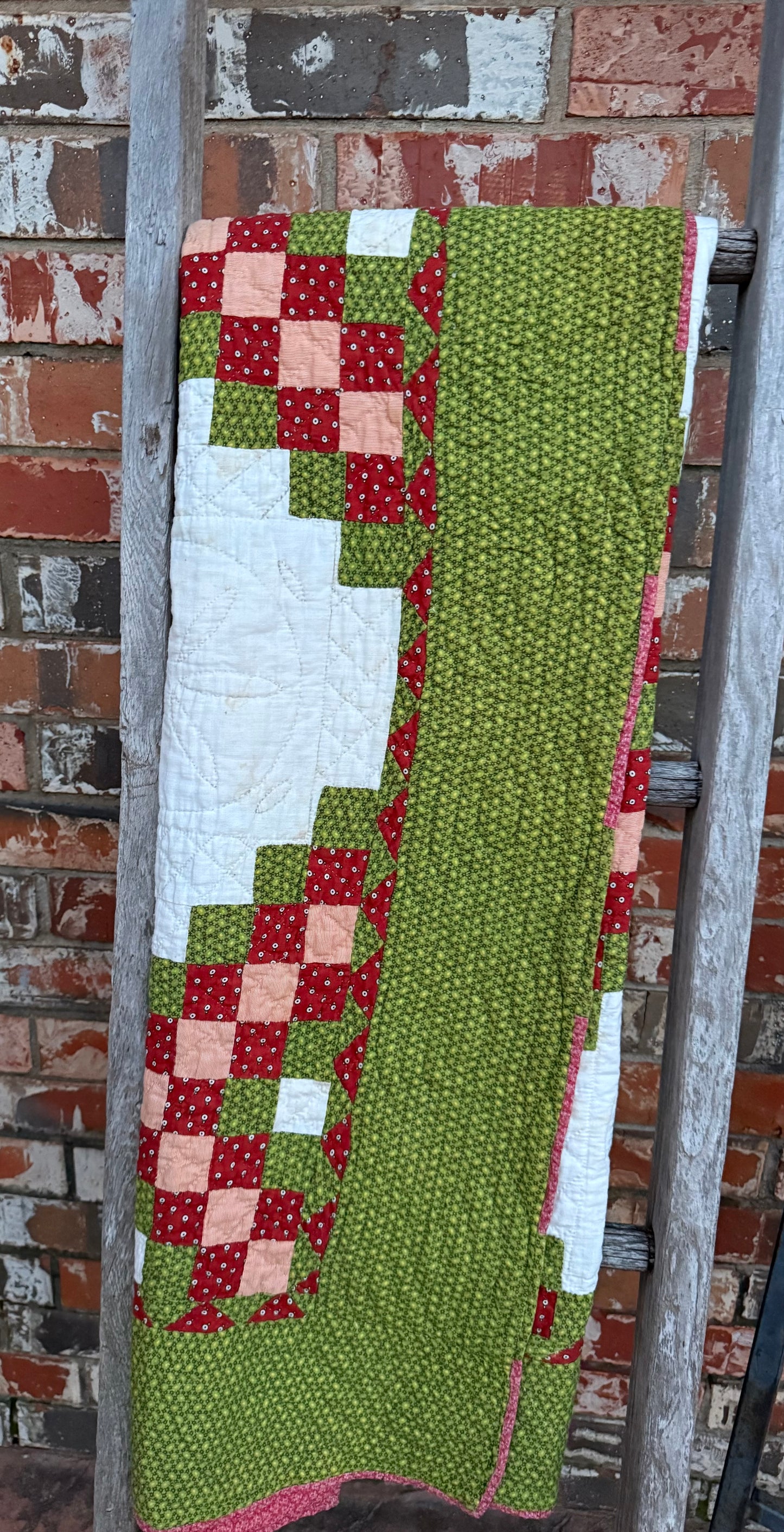Triple Irish Chain Crib Quilt