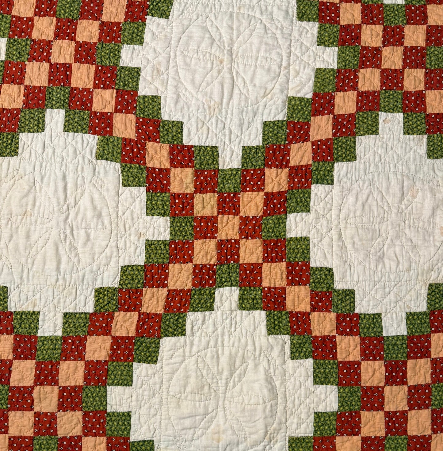 Triple Irish Chain Crib Quilt