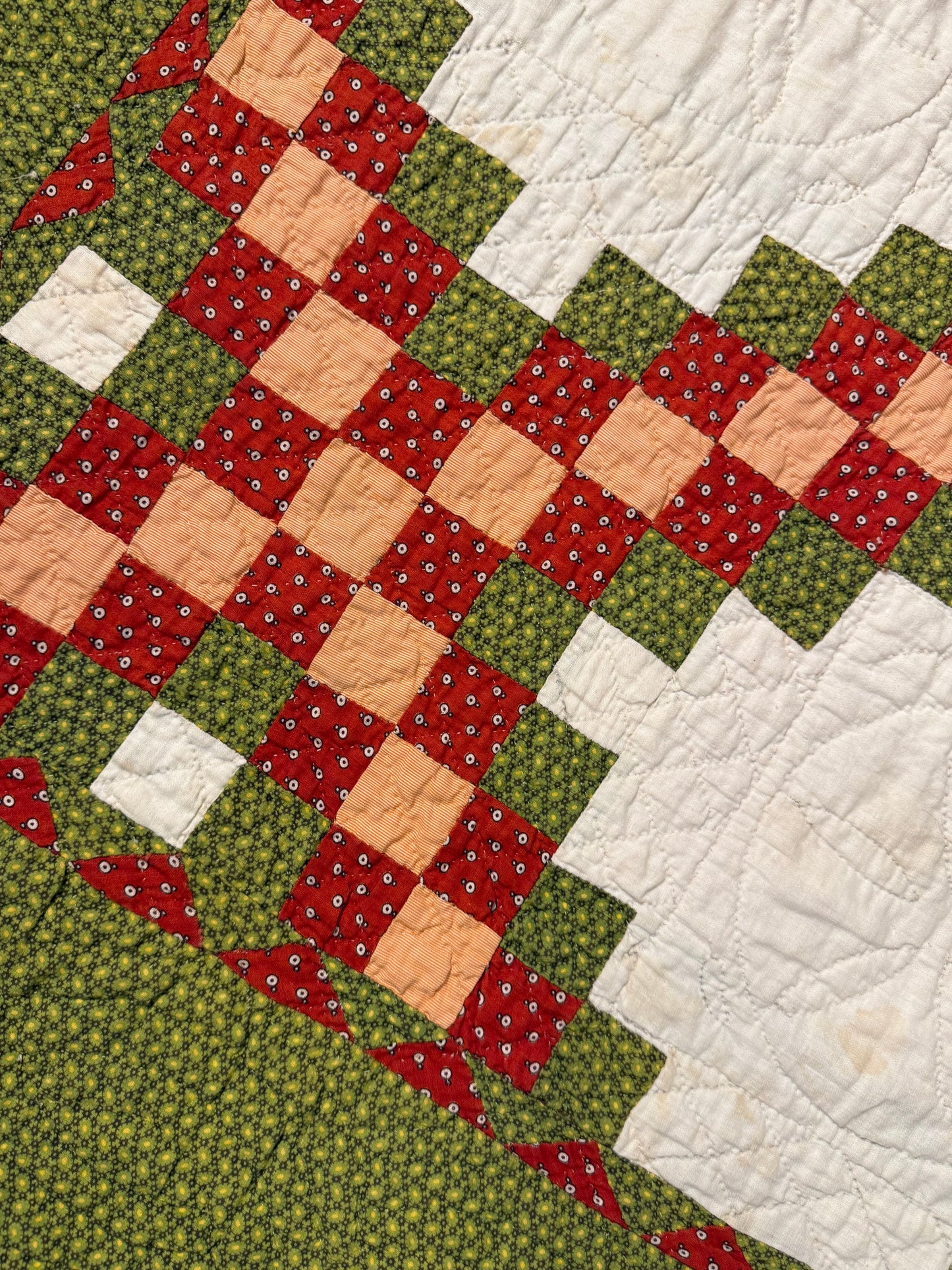 Triple Irish Chain Crib Quilt