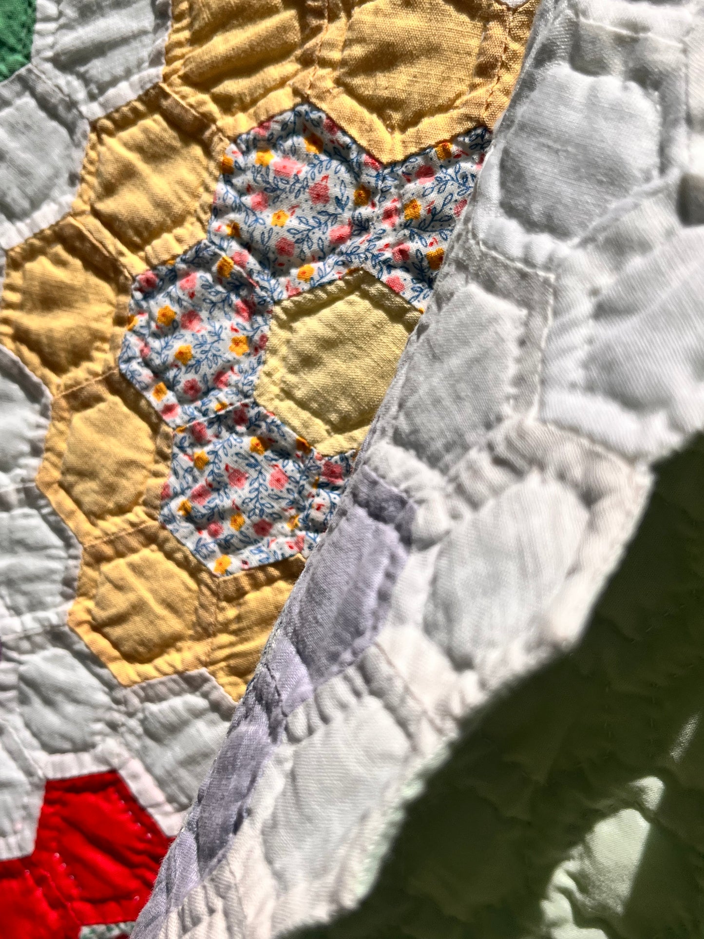 Sweet Flower Garden Quilt with Border