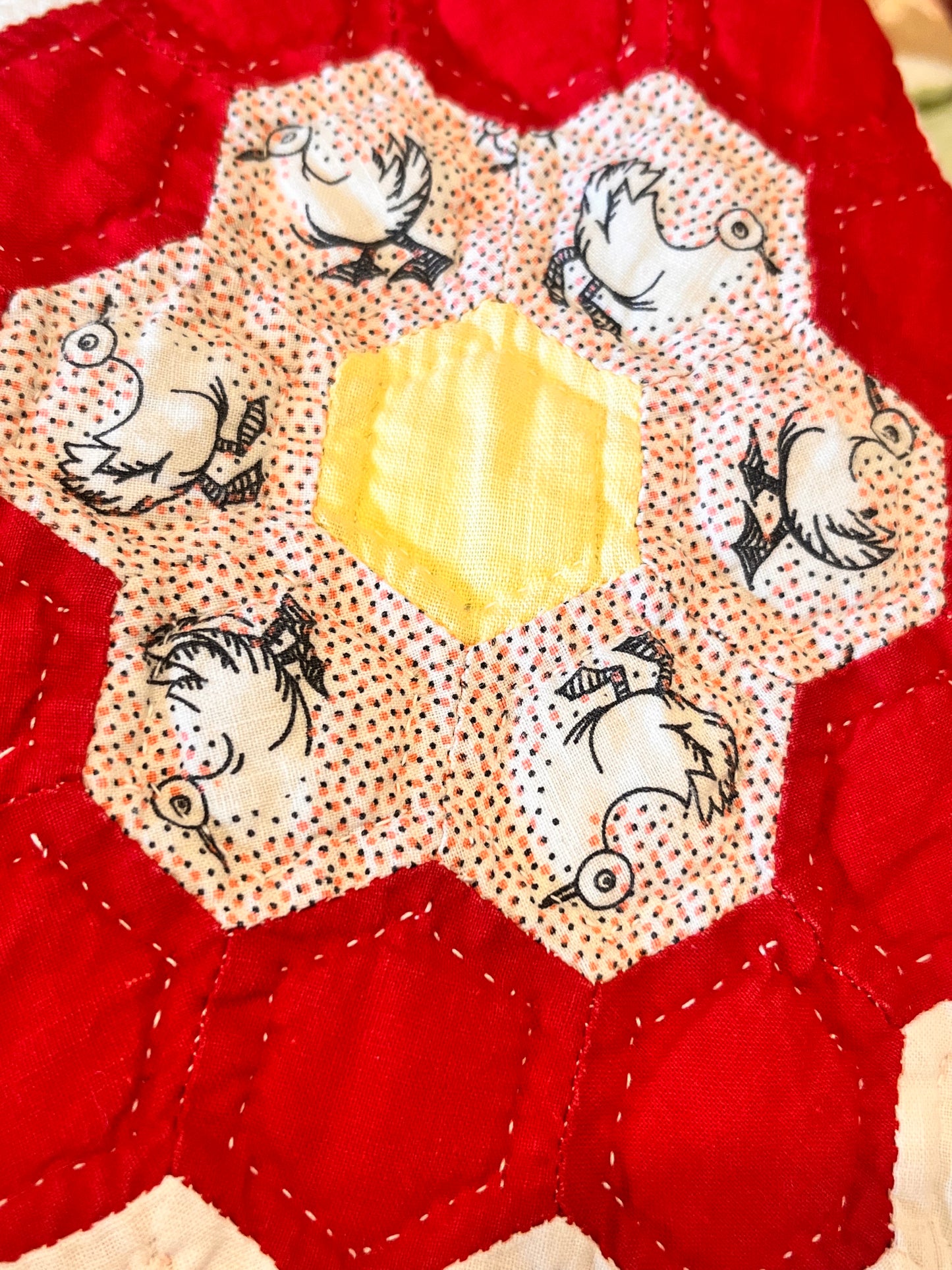 Sweet Flower Garden Quilt with Border