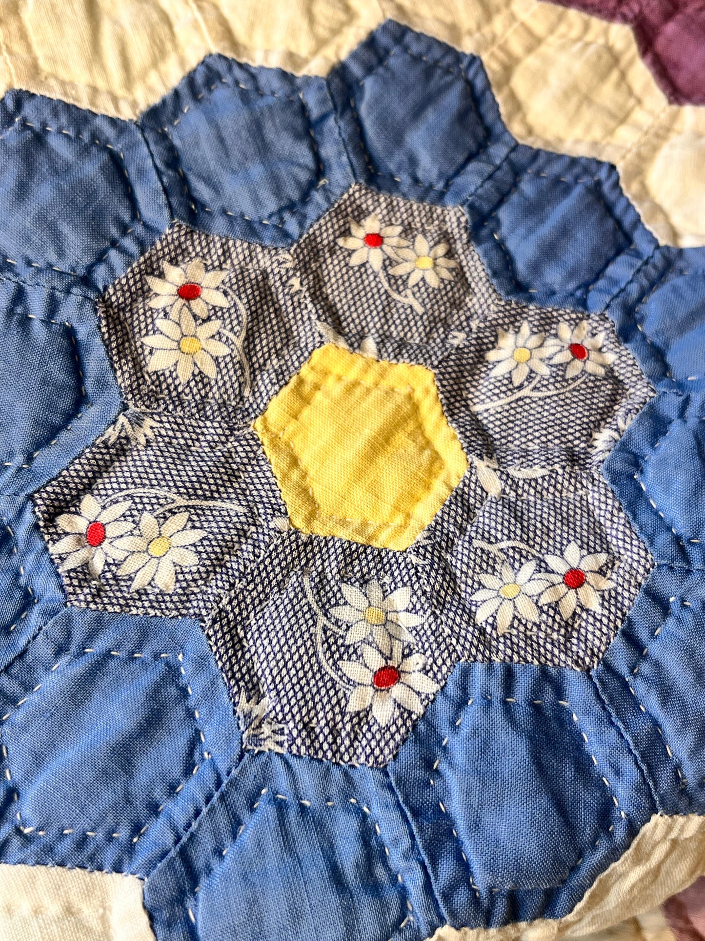 Sweet Flower Garden Quilt with Border