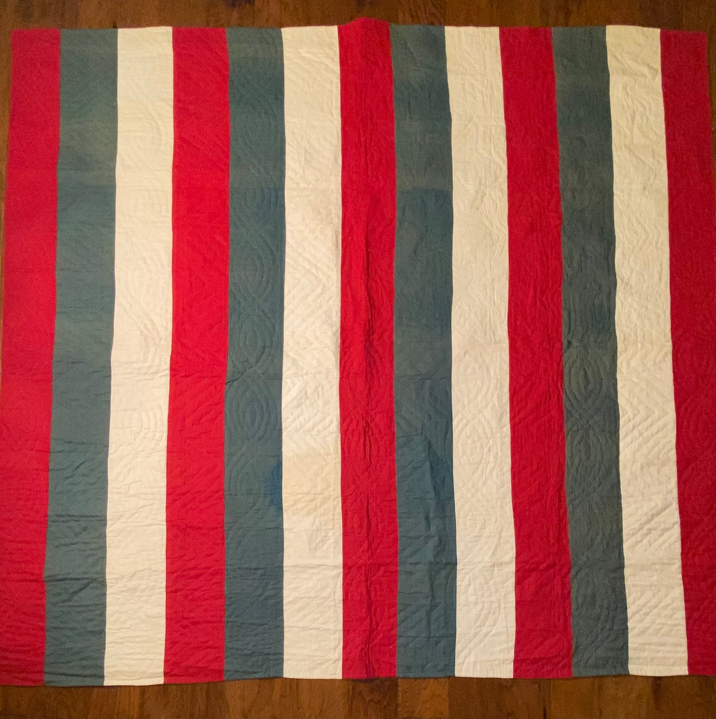 American Flag Quilt Stars and Bars
