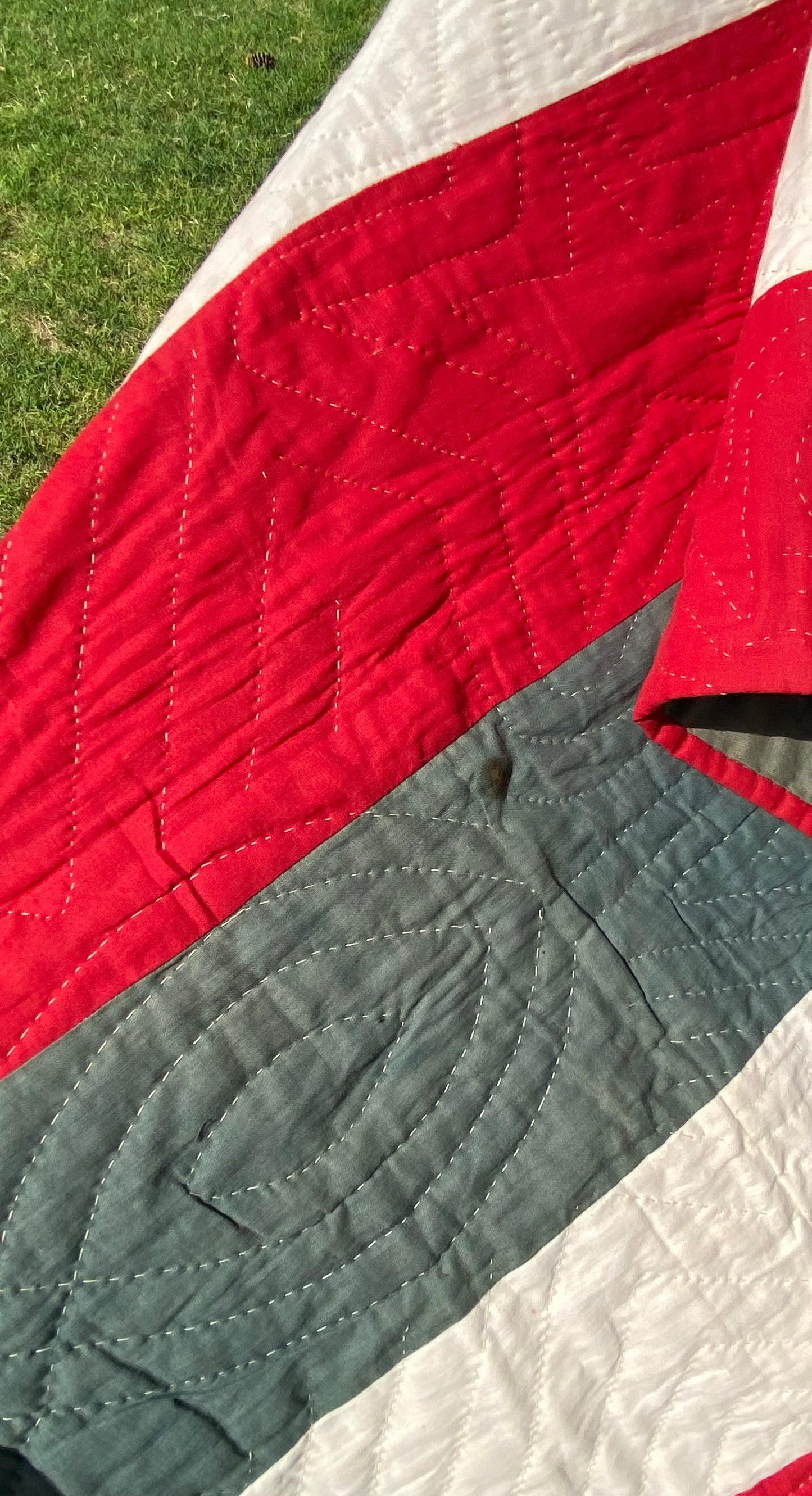 American Flag Quilt Stars and Bars