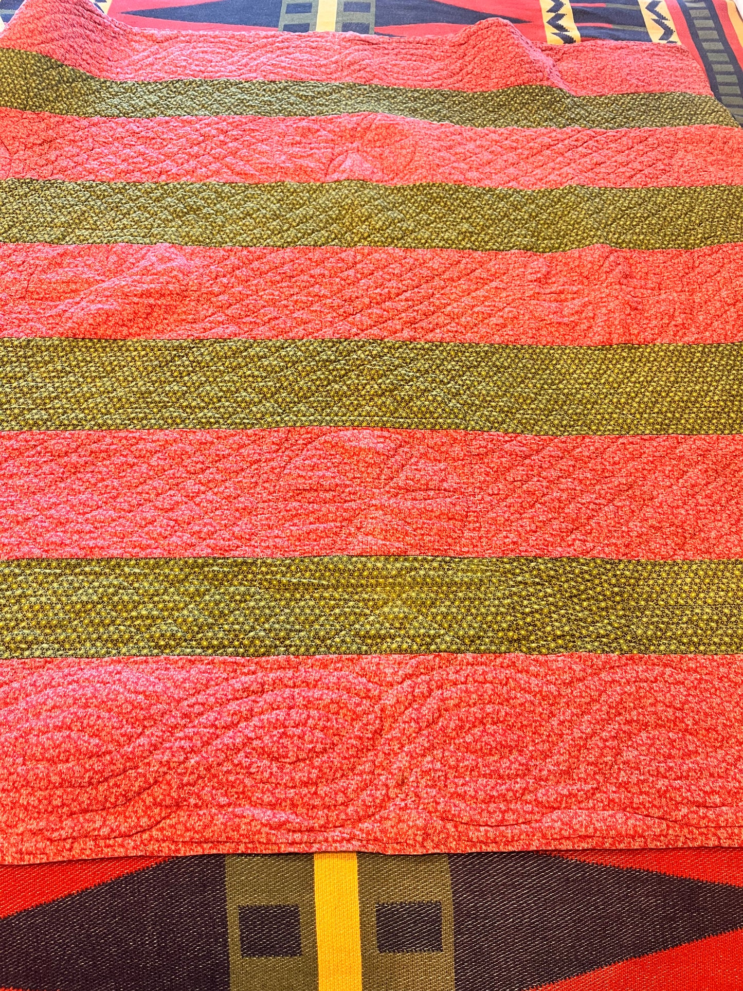 Triple Irish Chain Crib Quilt
