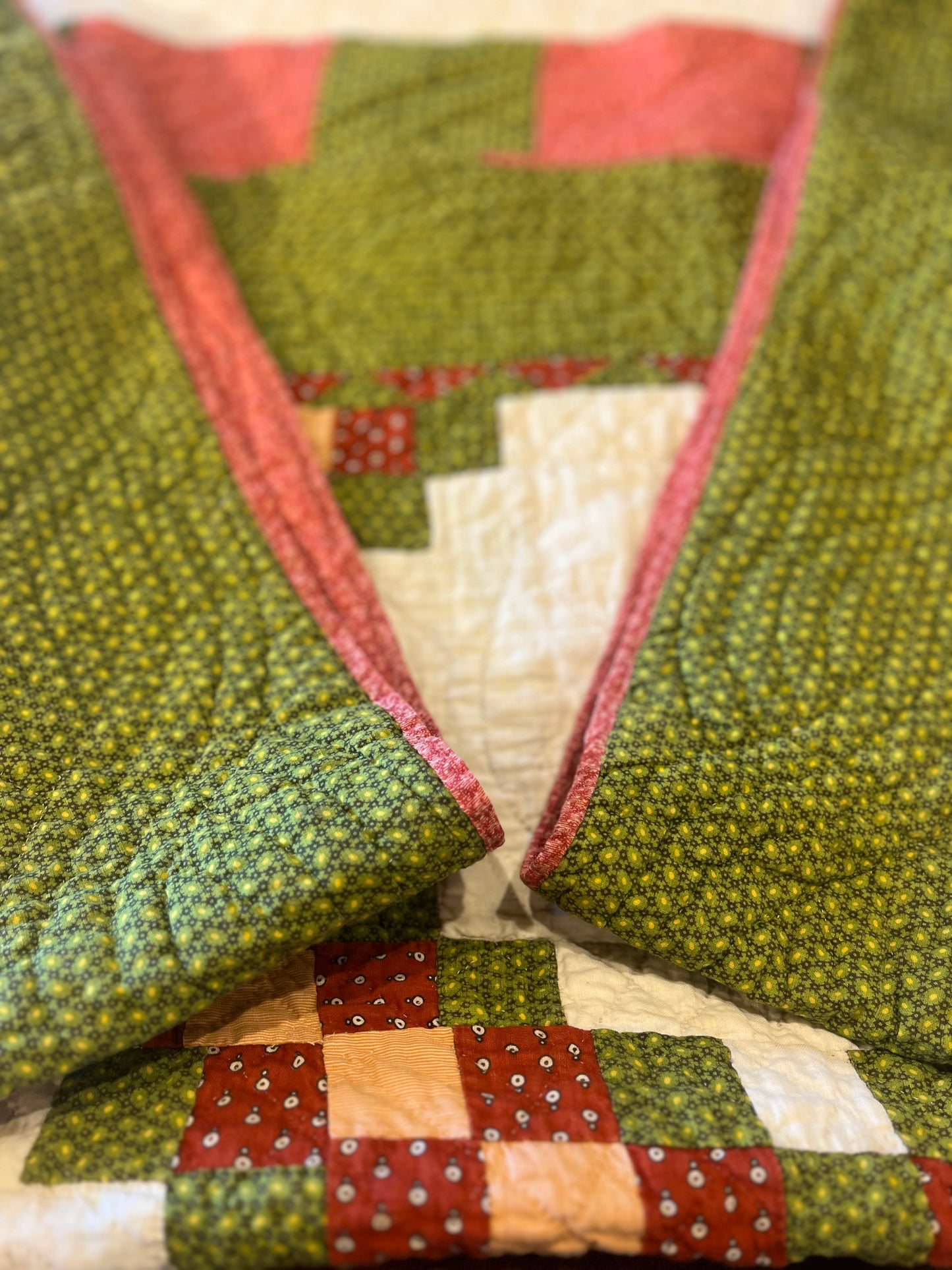 Triple Irish Chain Crib Quilt