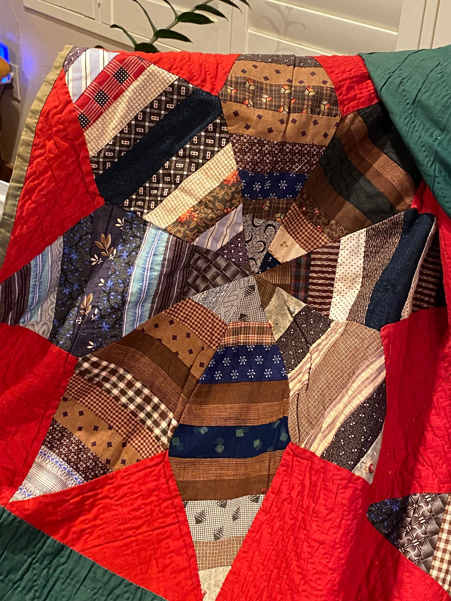 String Stars and Bars Quilt -SOLD