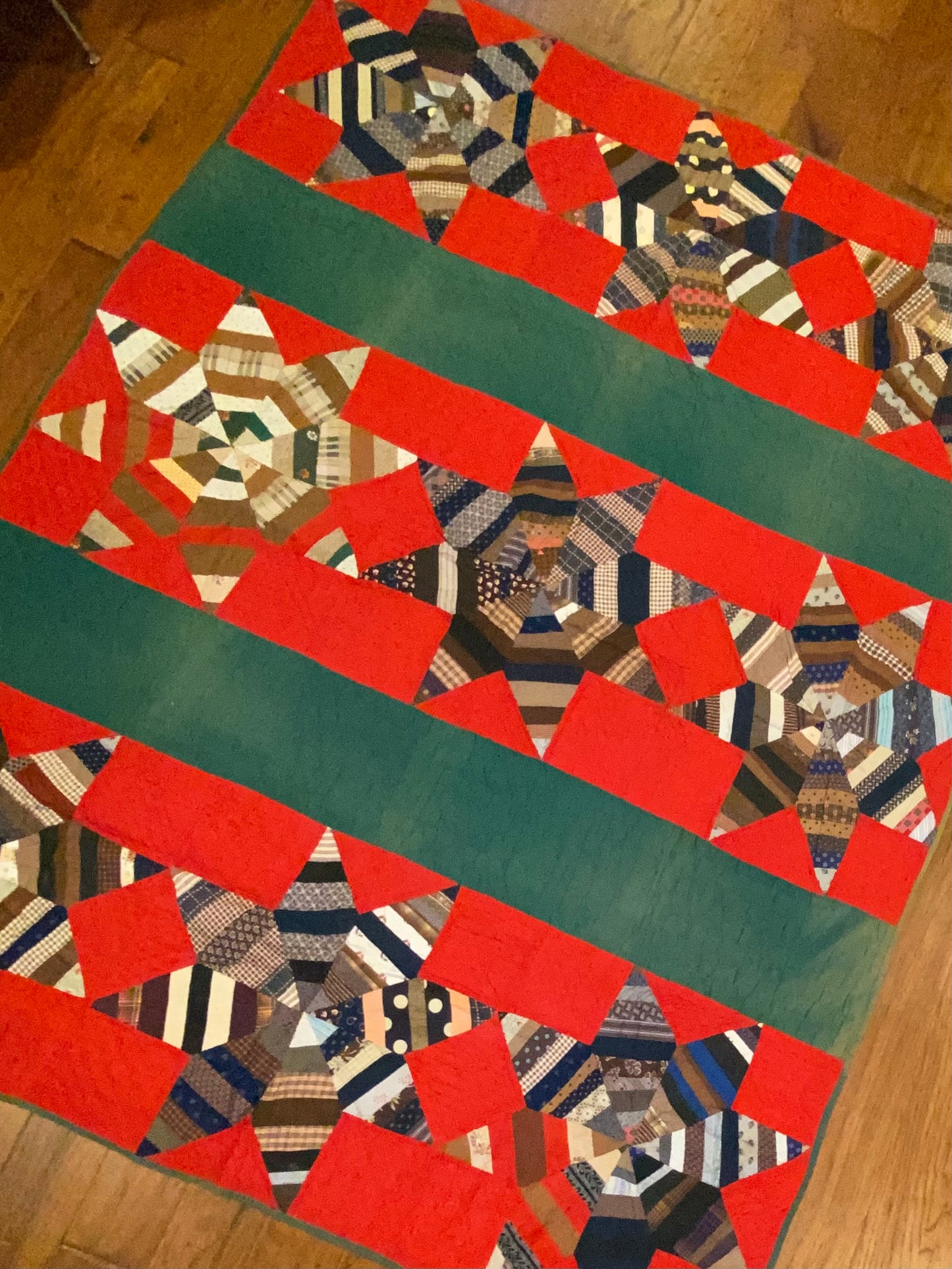String Stars and Bars Quilt -SOLD
